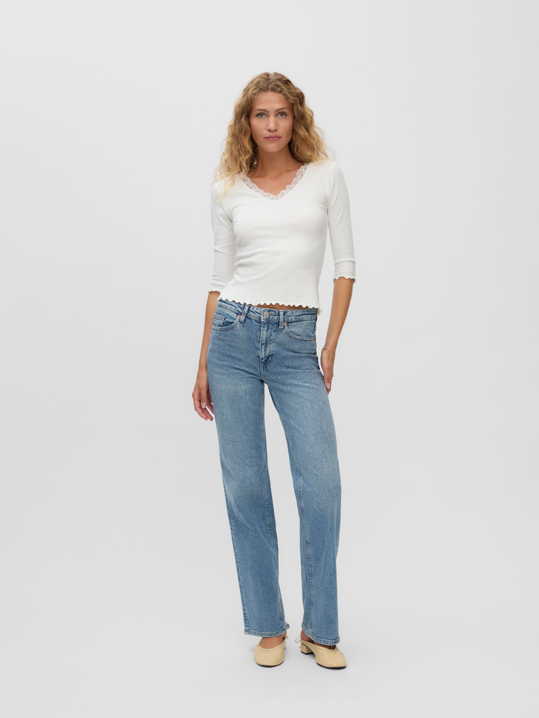 Jean À Coupe Large, VERO MODA