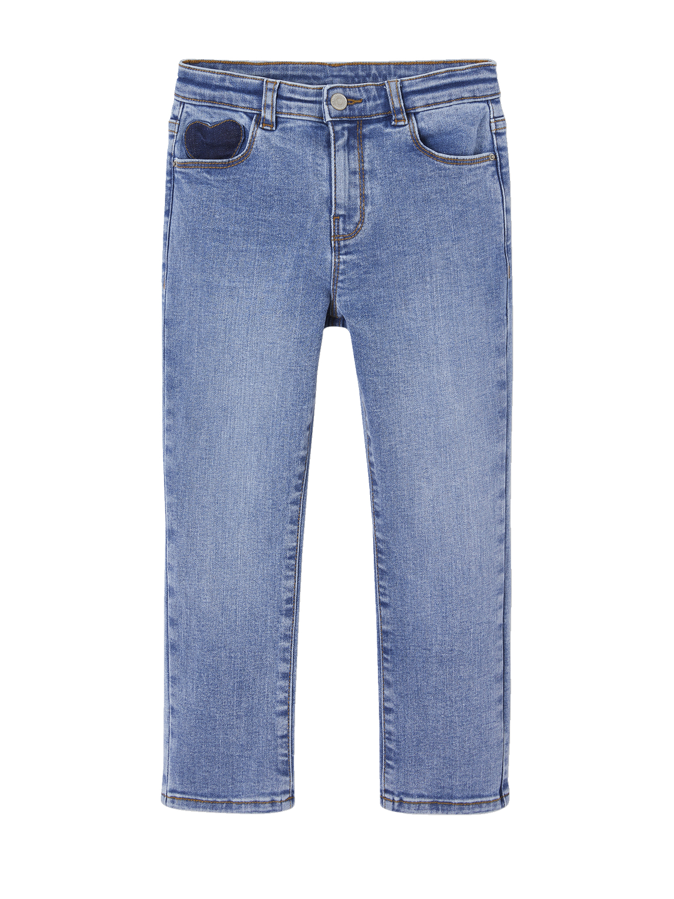 Jean slim morphologik tour de hanches large, VERTBAUDET