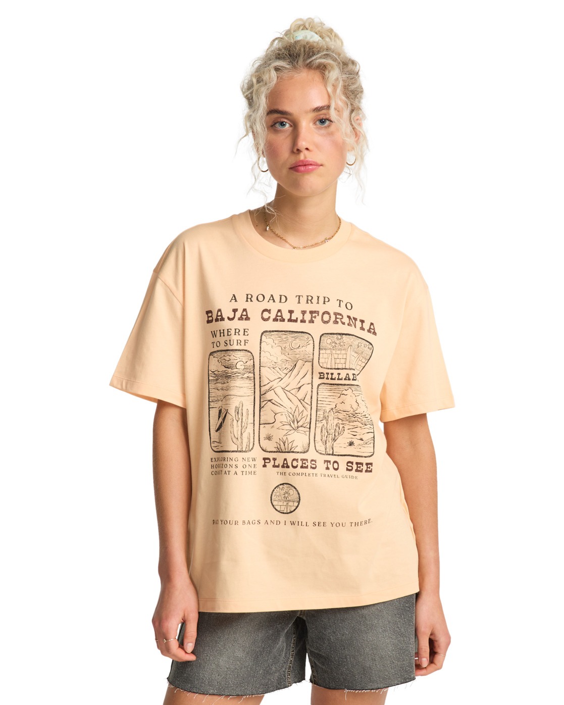 T shirt manches courtes FLYING TO THE MOON, BILLABONG