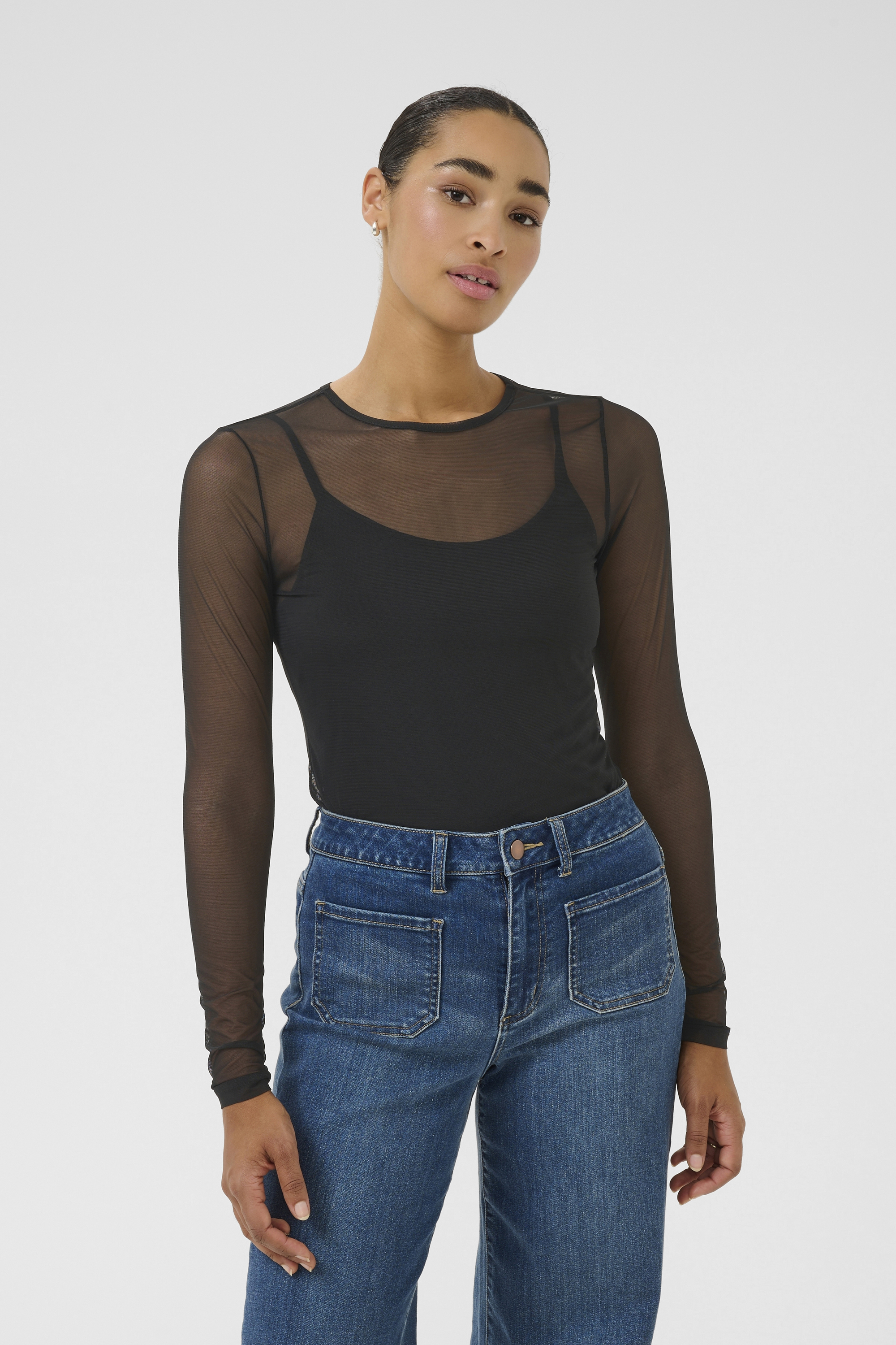 Blouse with long sleeve, KAFFE