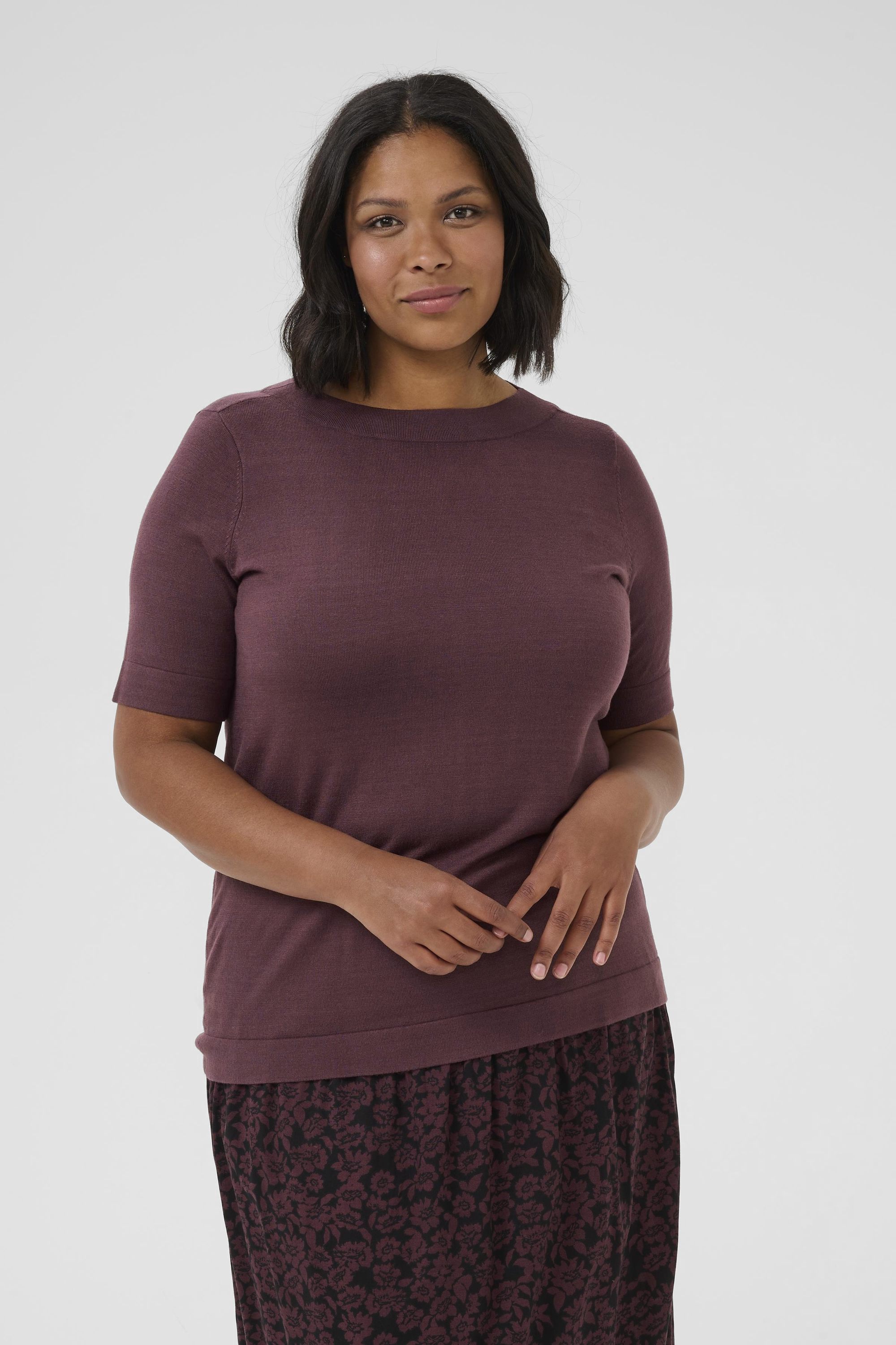 Pullover tricoté, KAFFE CURVE