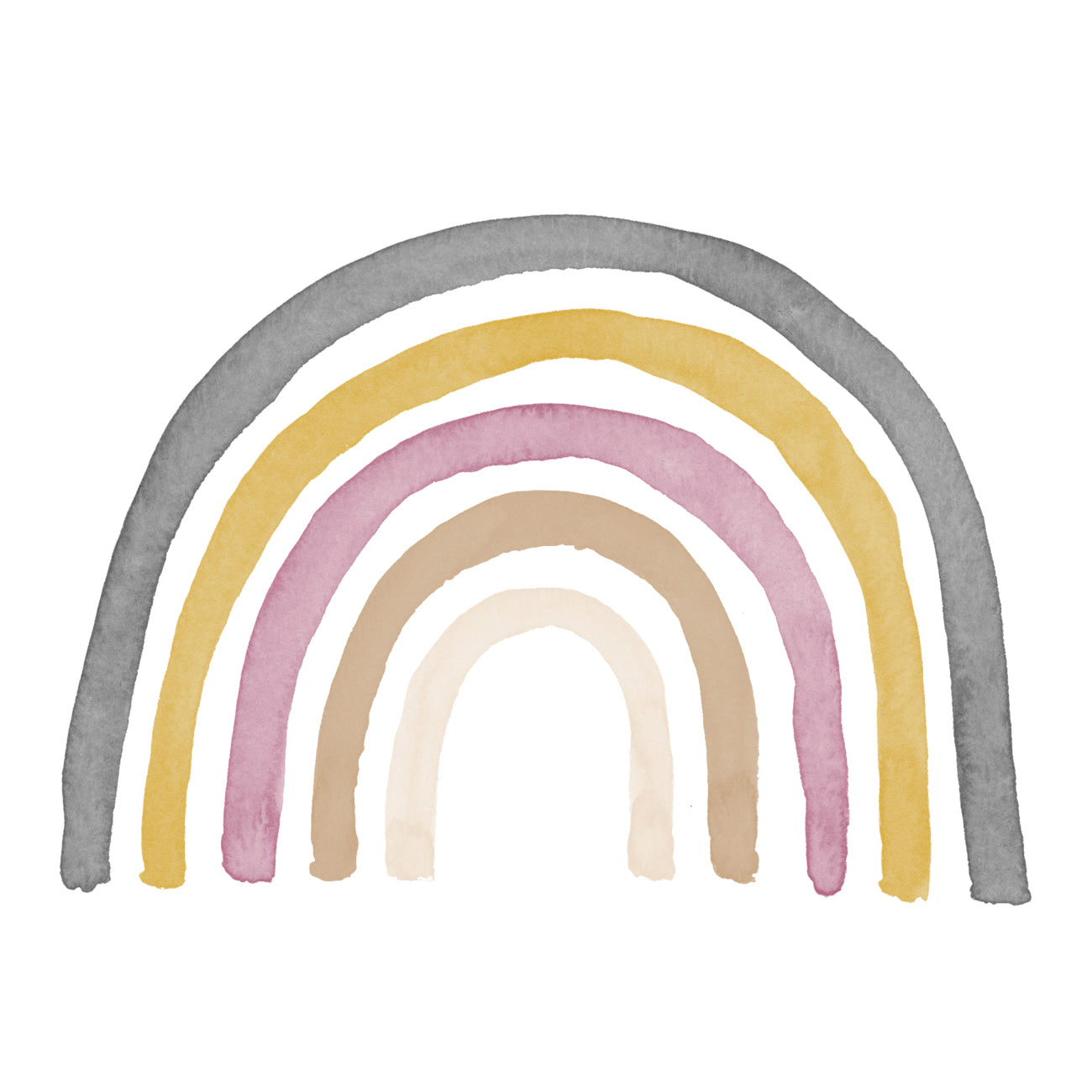 Sticker mural textile chambre enfant arc en ciel rainbow moss, SUENOS DE CIGUENA