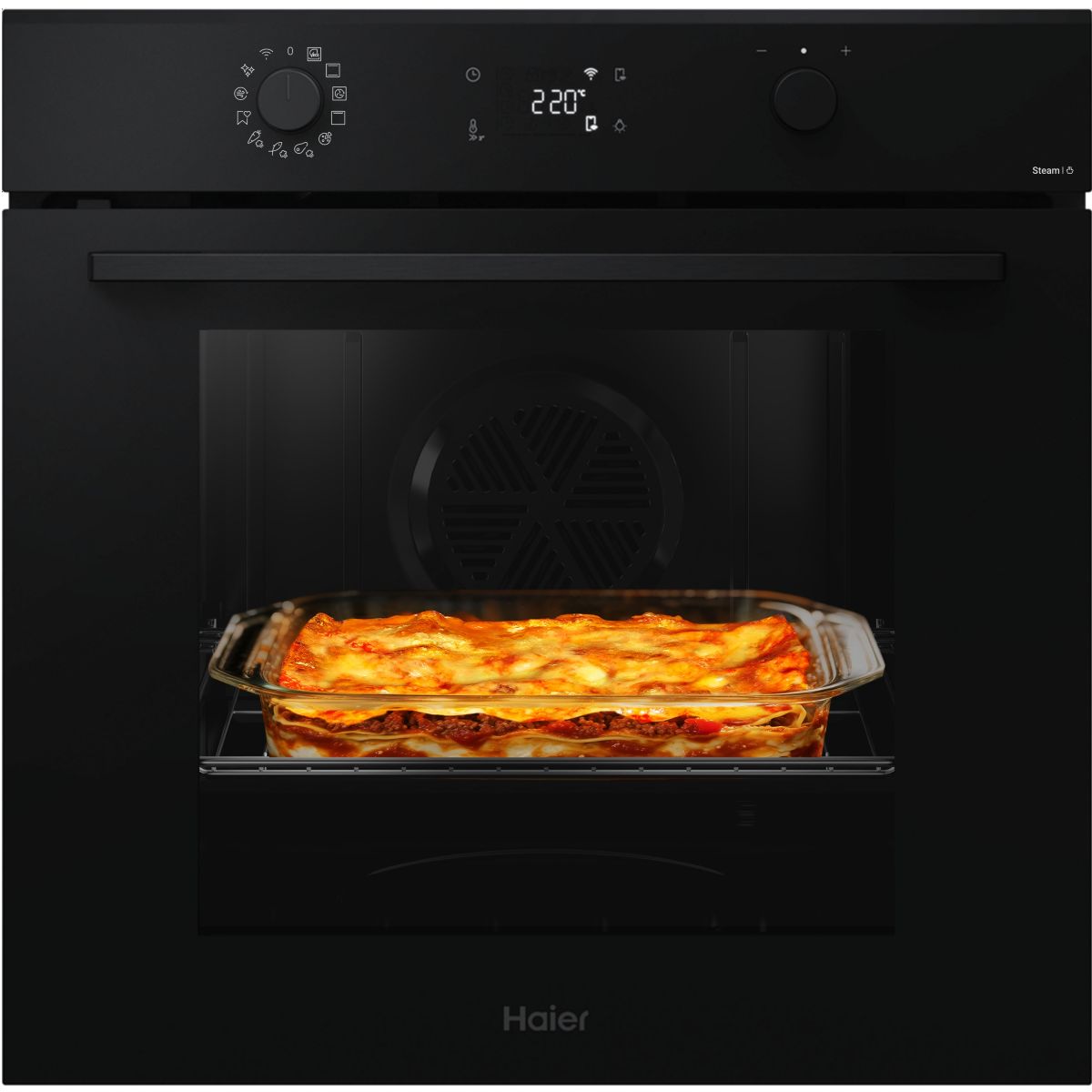 Four encastrable ID2P5B5EYTB - Pyrolyse - Hydrolyse - Chaleur pulsée - Porte froide - Rails télescopiques, HAIER