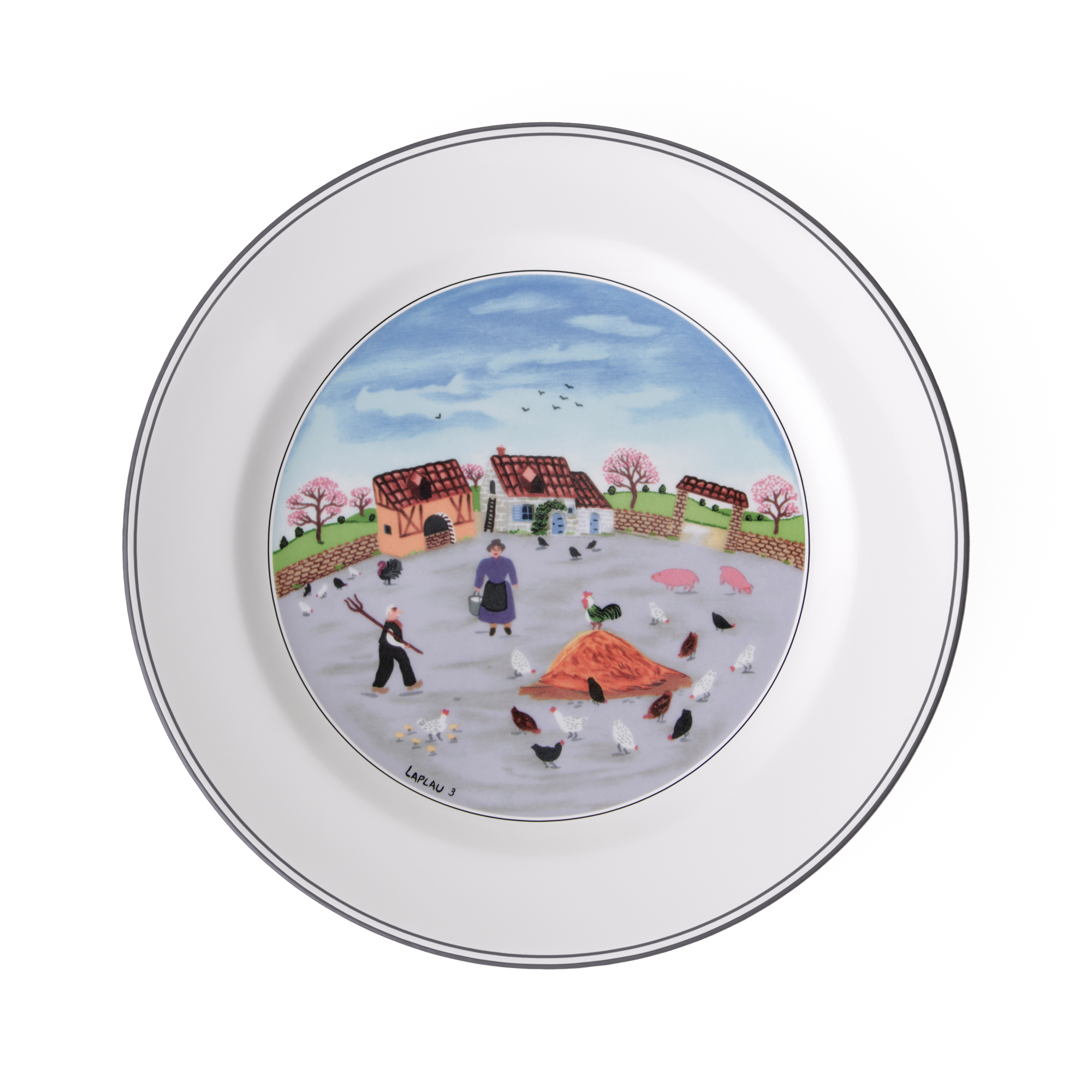 Assiette Plate, Basse Cour DESIGN NAIF, VILLEROY & BOCH