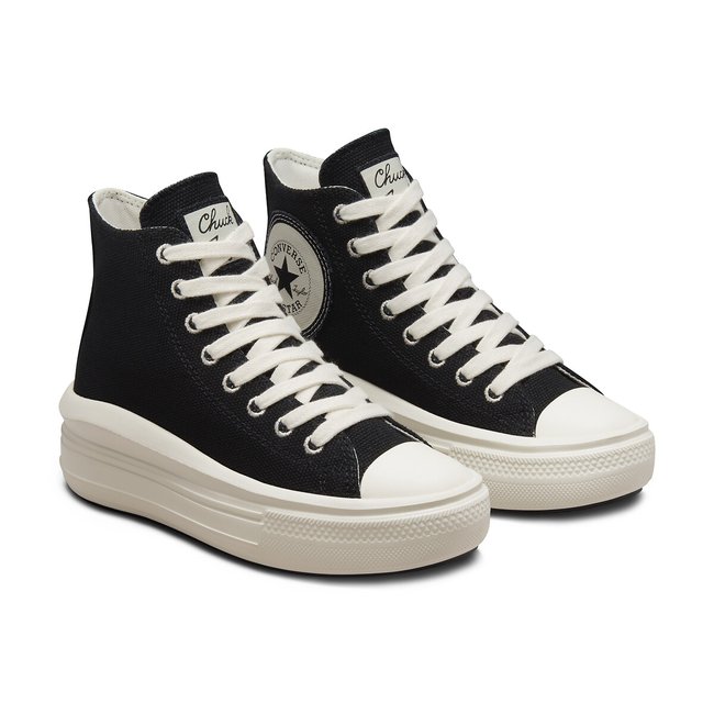 Chuck taylor move hi city pack canvas high top trainers , black, Converse | La Redoute Chuck taylor move hi city pack canvas high top trainers , black, Converse | La Redoute