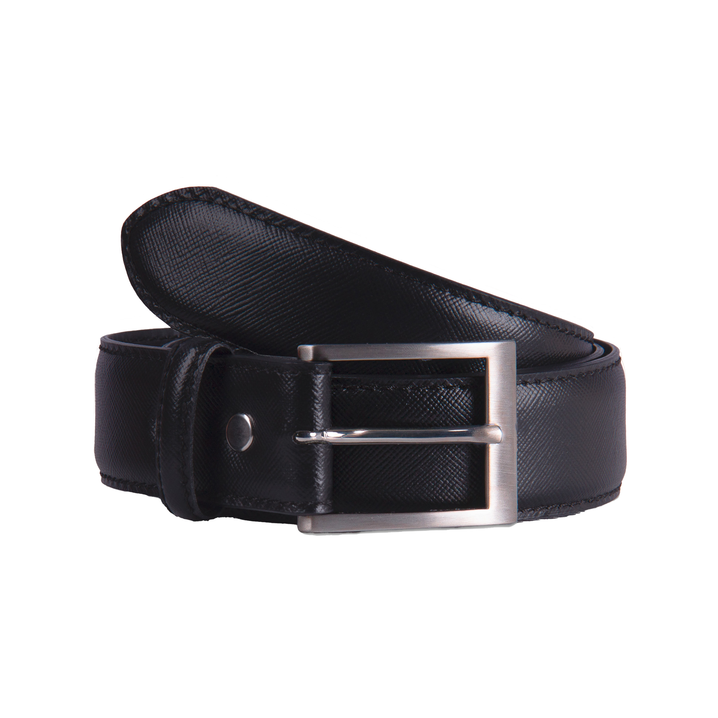 Ceinture classique cuir gravé, JULES & JENN