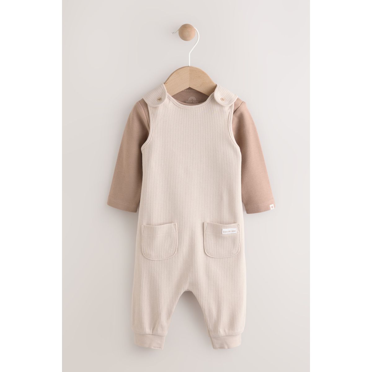 Ensemble bébé body et salopette en jersey, NEXT