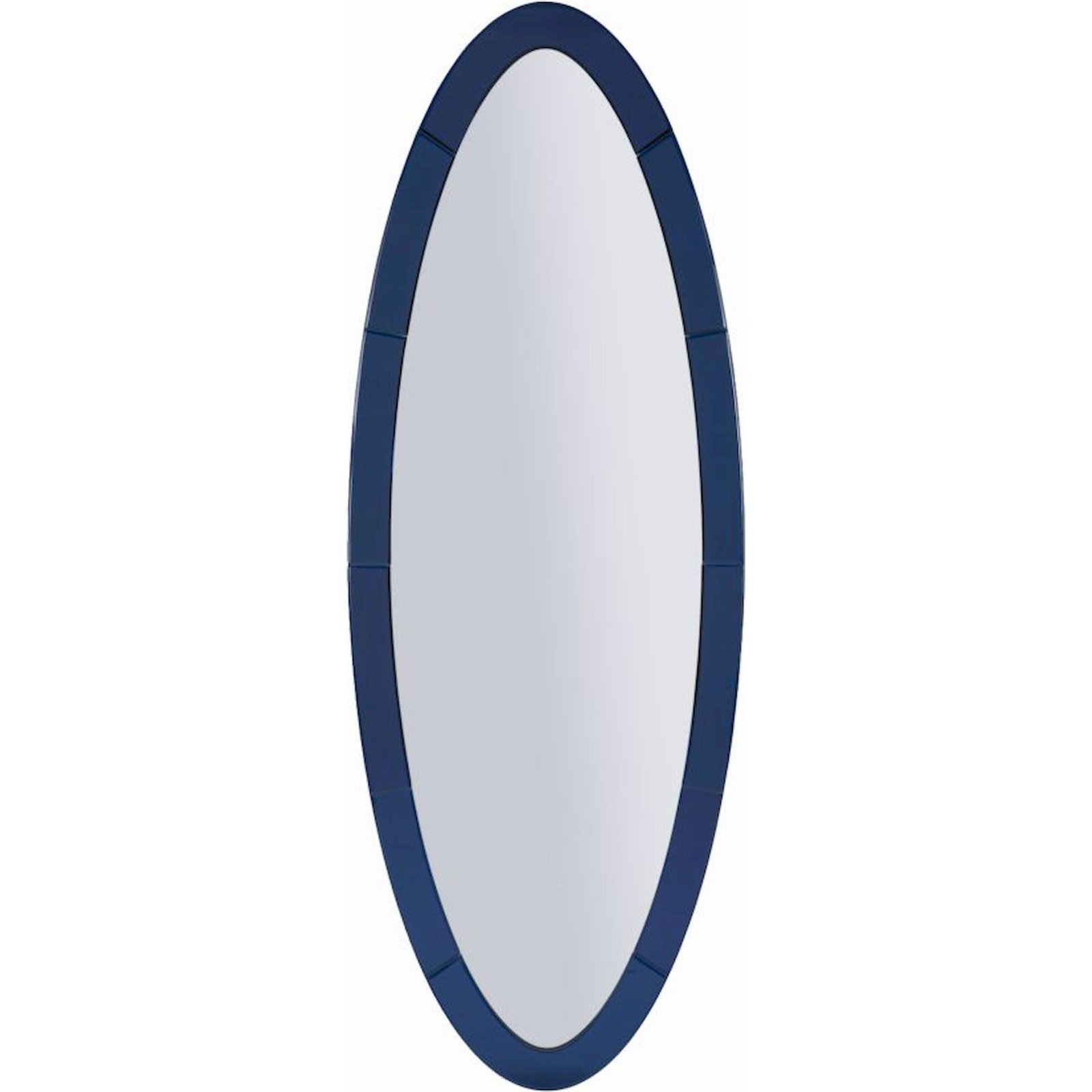 Miroir mural ovale cadre fin en verre GLAM, RECOLLECTION