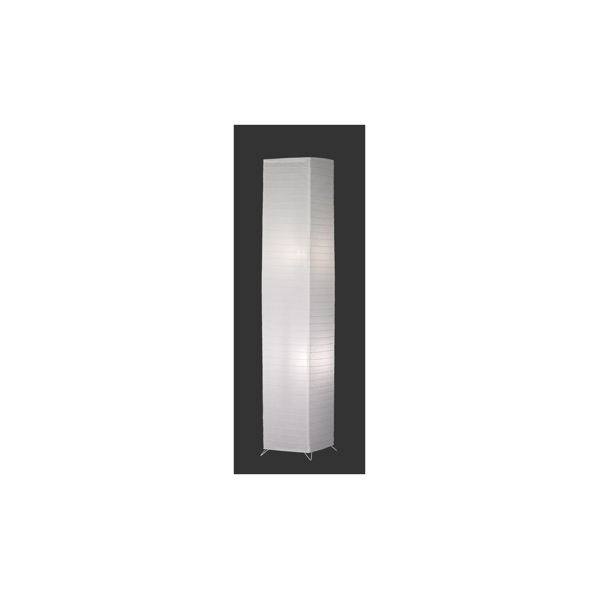 Lampadaire design en papier classique, BAMBOO, TRIO