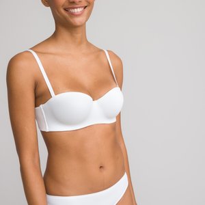 Onzichtbare bandeau BH in microvezels LA REDOUTE COLLECTIONS image