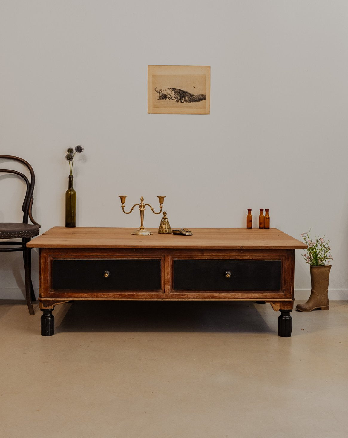 Table basse en bois Léonie N°882 - Bon état, DEBONGOUT