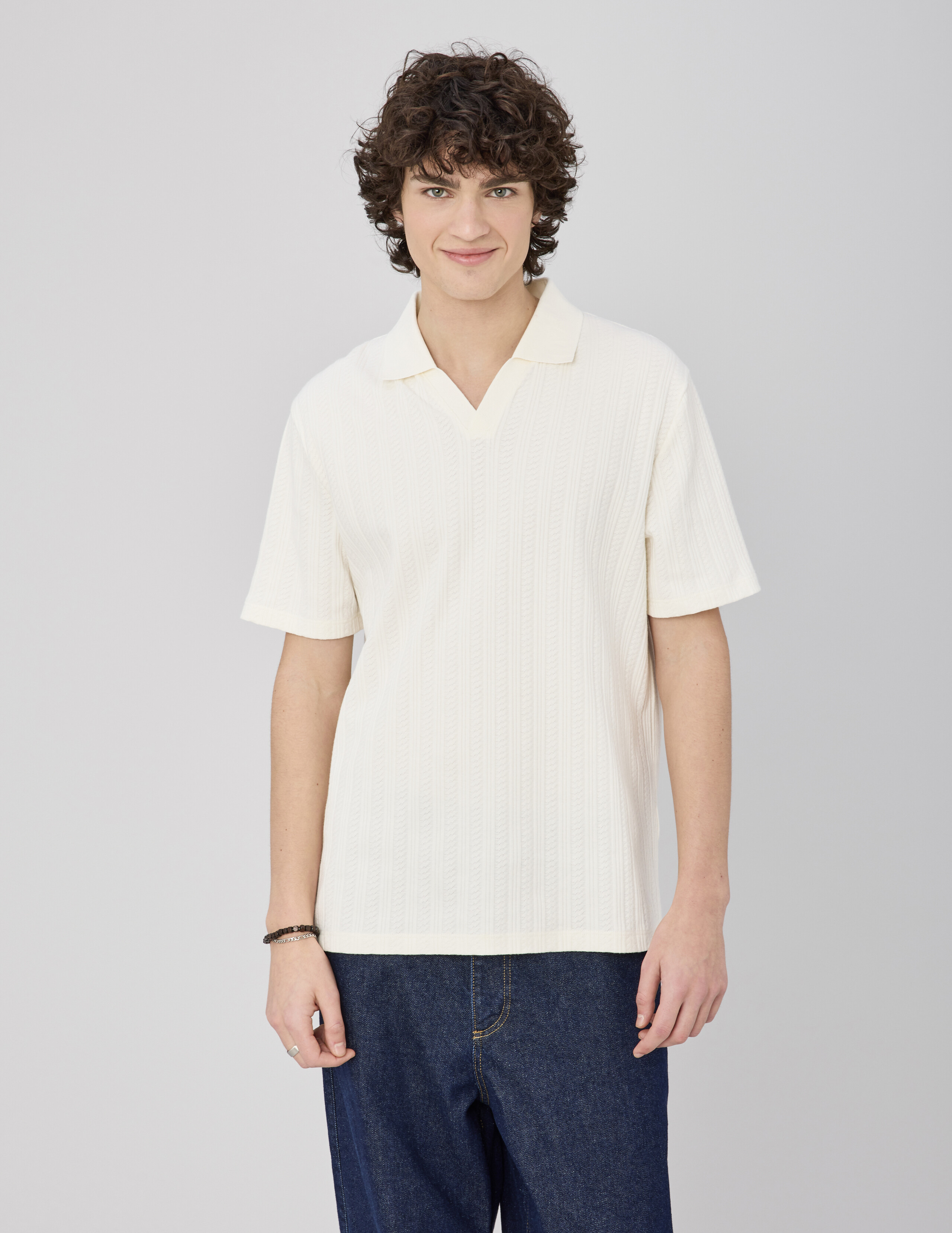 Polo matière fantaisie, BZB
