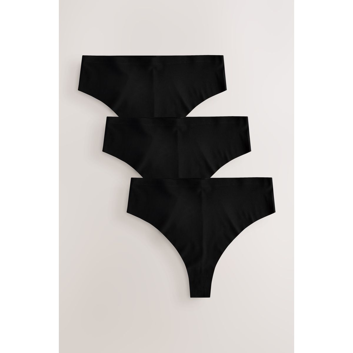 Strings invisible taille haute, lot de 3, NEXT