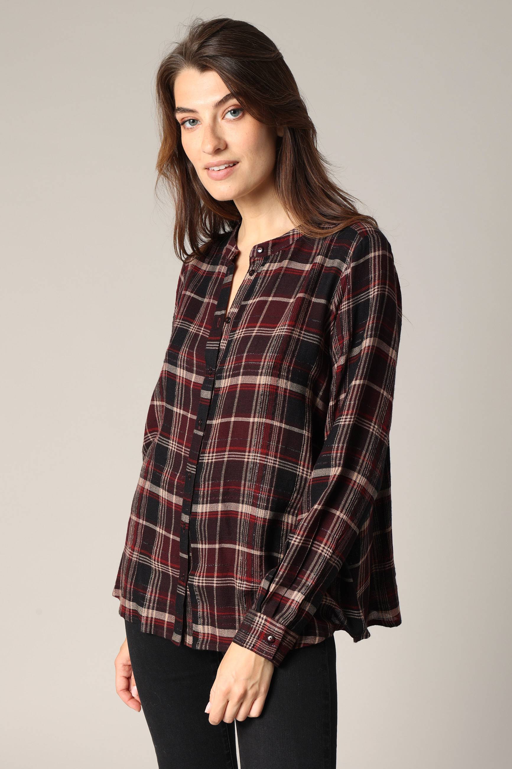 Chemise à carreaux à manches longues LEANDRI, DEELUXE