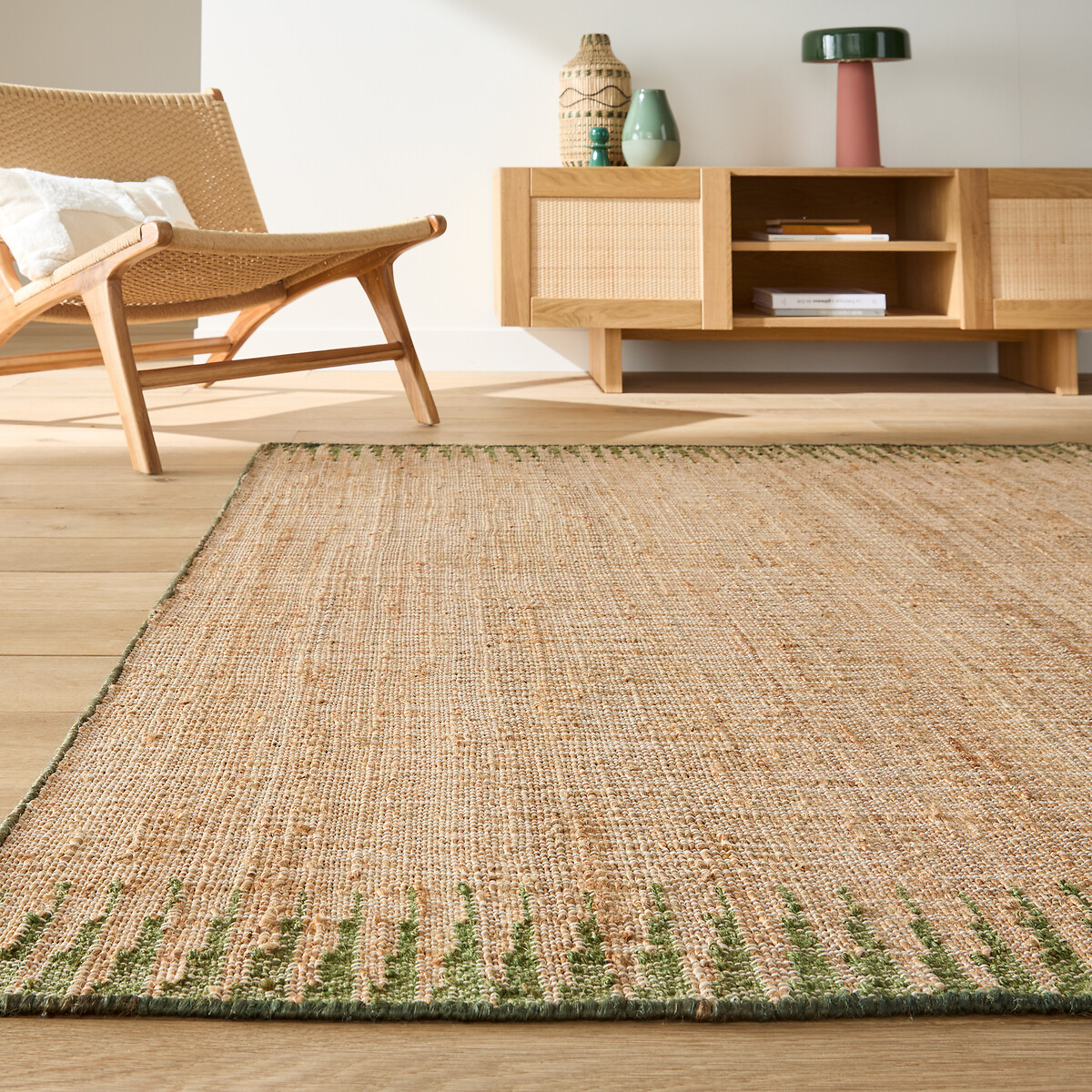 Jute Rug with Border, Gibela, LA REDOUTE INTERIEURS