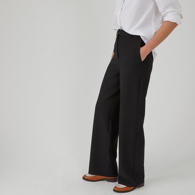 Recycled Wide Leg Trousers, Length 31" LA REDOUTE COLLECTIONS