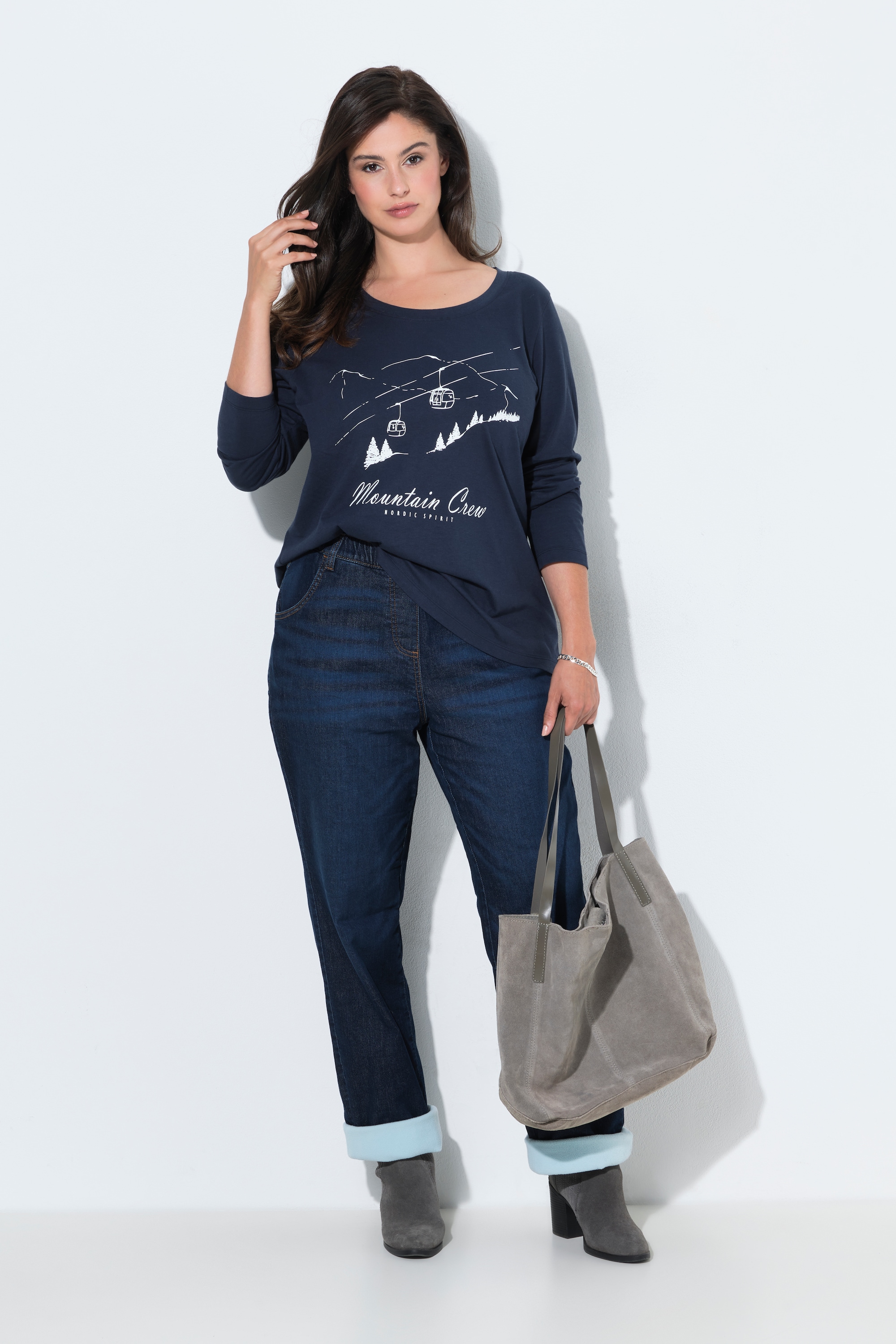 Jean thermique Mandy, jambe large, ULLA POPKEN