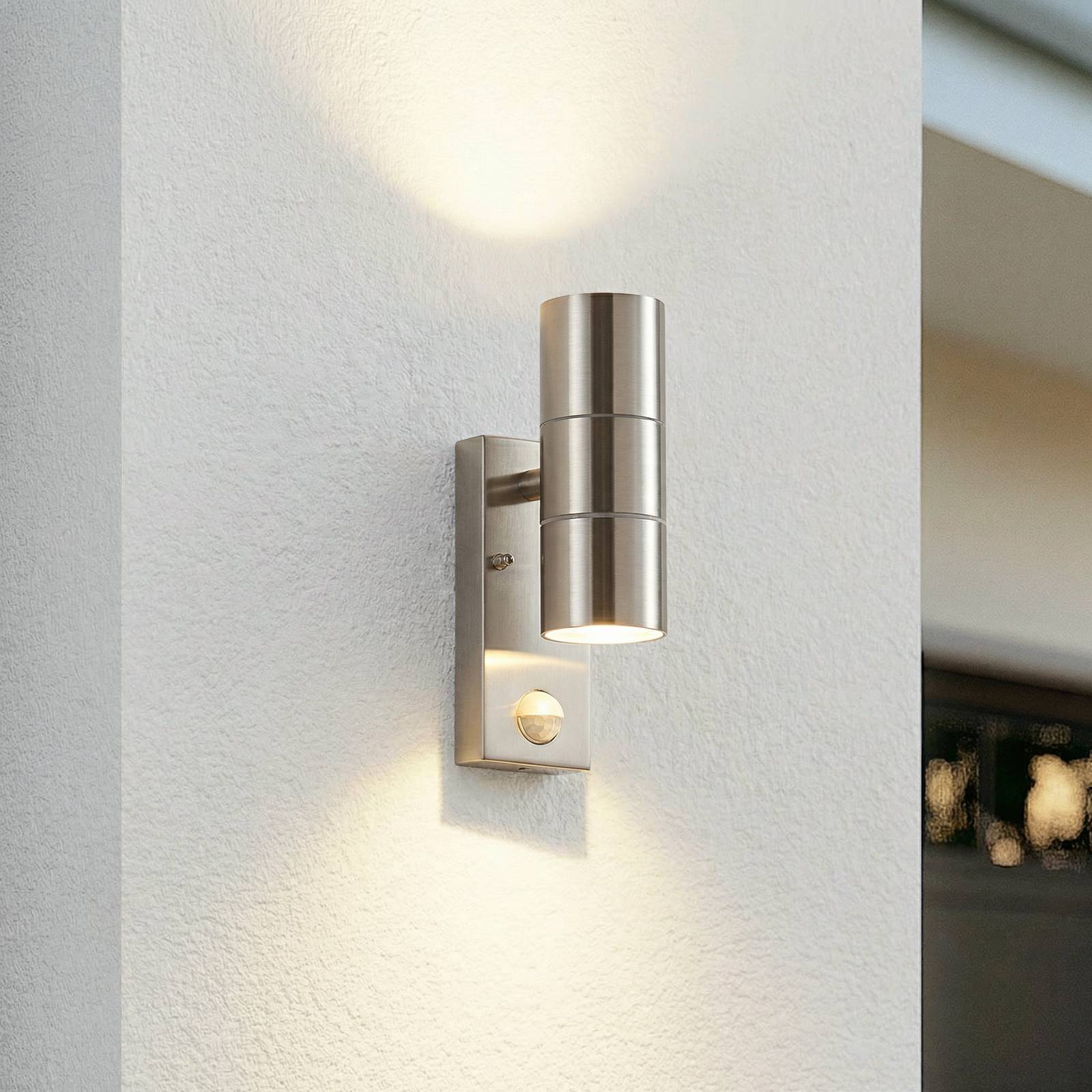 Applique extérieure en inox moderne, Eyrin, LINDBY