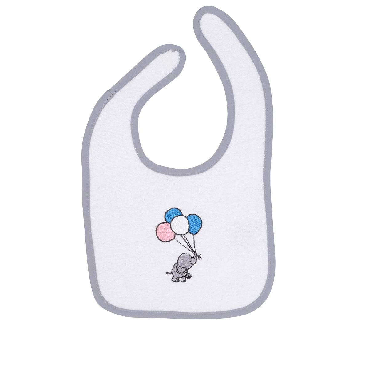Lot de 2 bavoirs SIDNEY L'ELEPHANT, SENSEI MAISON