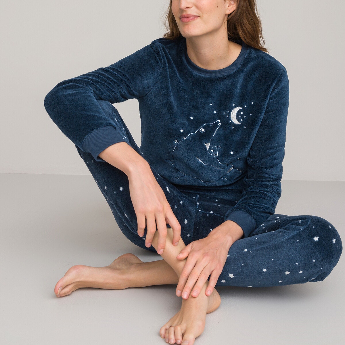 Pyjama polaire en velours pour femme - Pyjama D'Or