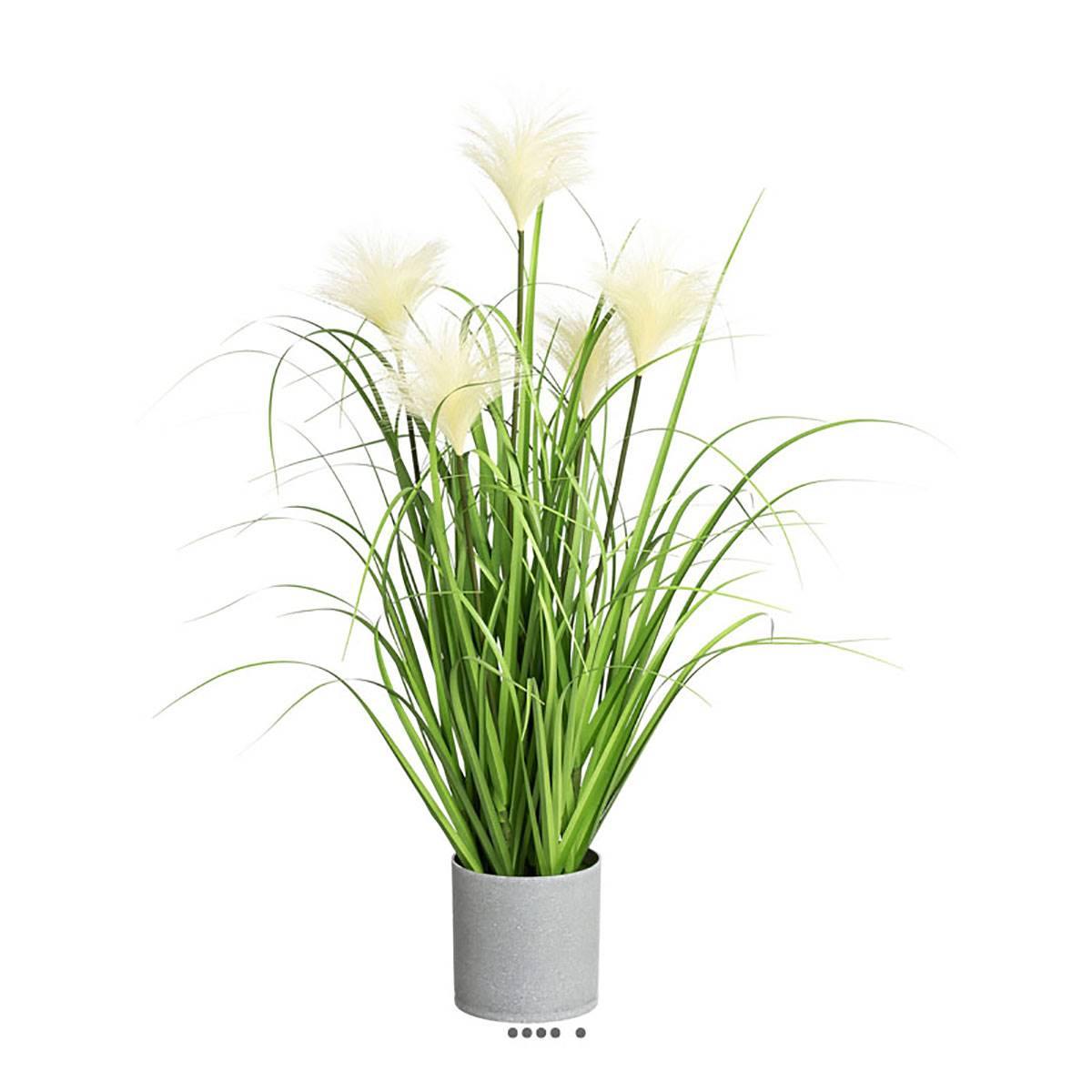 Herbe artificielle touffe en pot, ARTIFICIELLES
