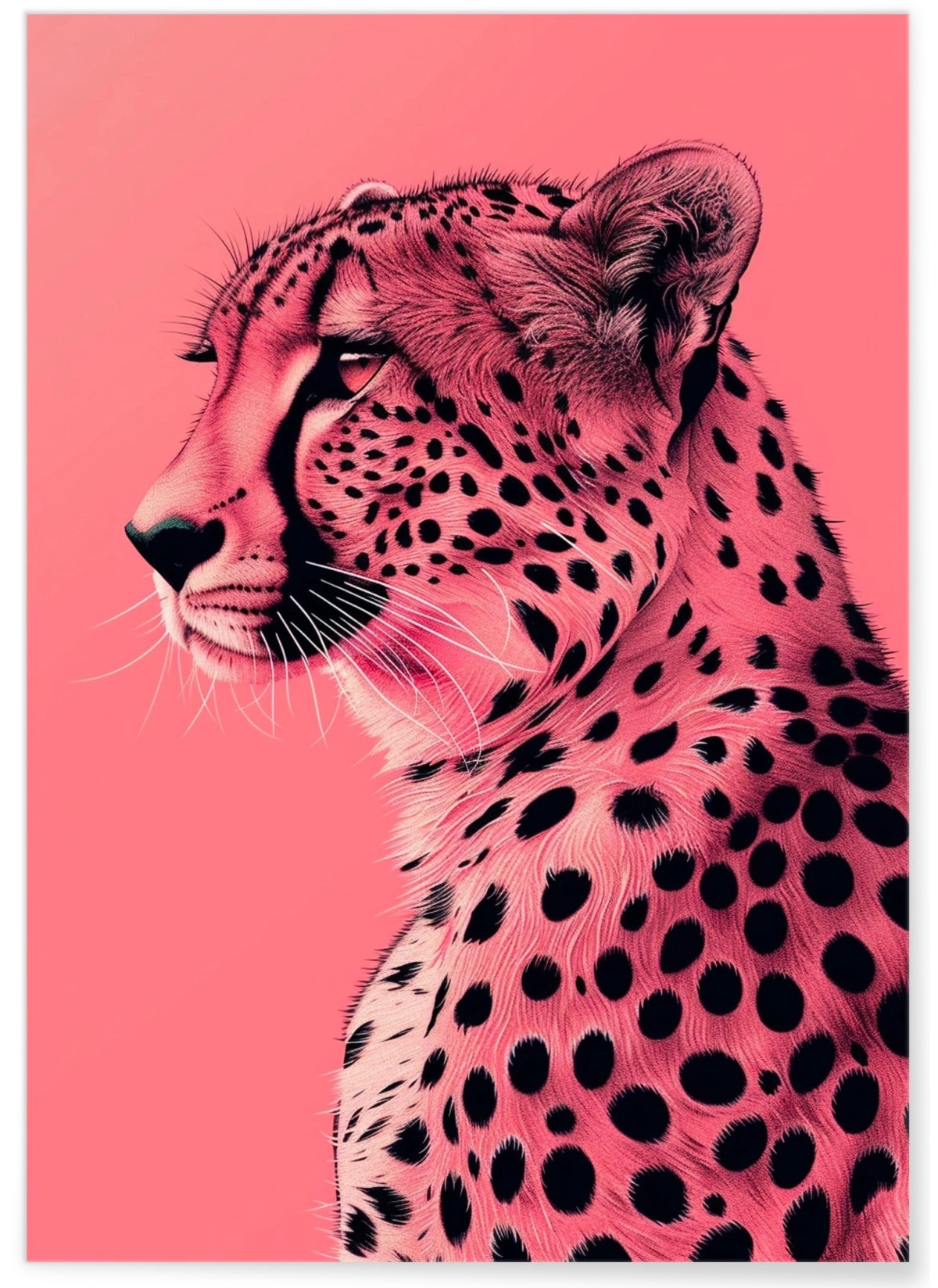 Affiche Guépard Pop Art, L'AFFICHERIE