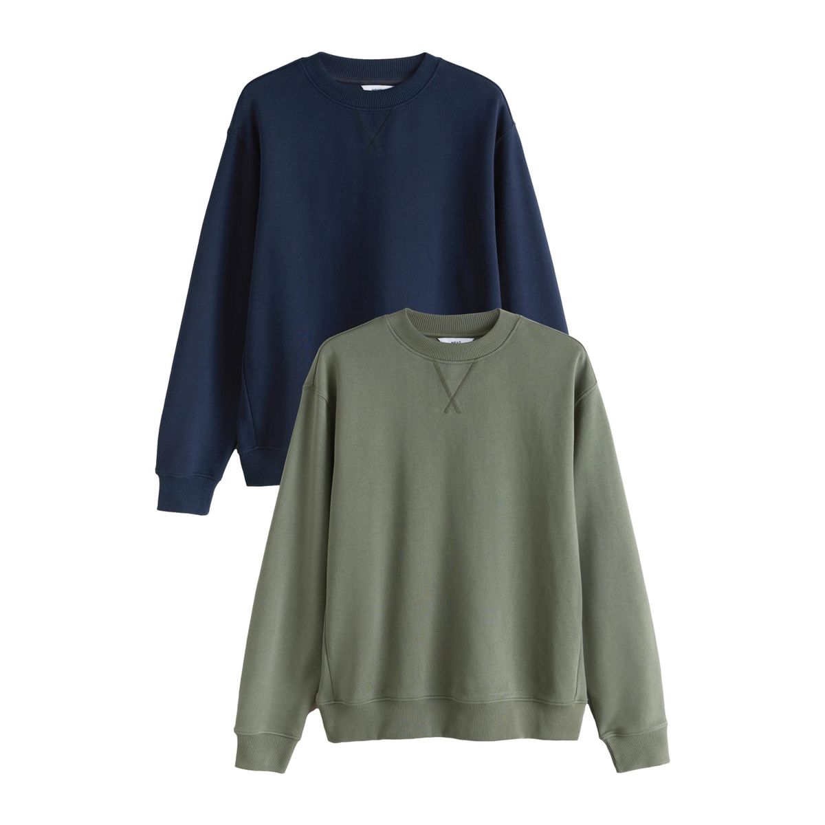 Sweat ras du cou en jersey de coton, lot 2, NEXT