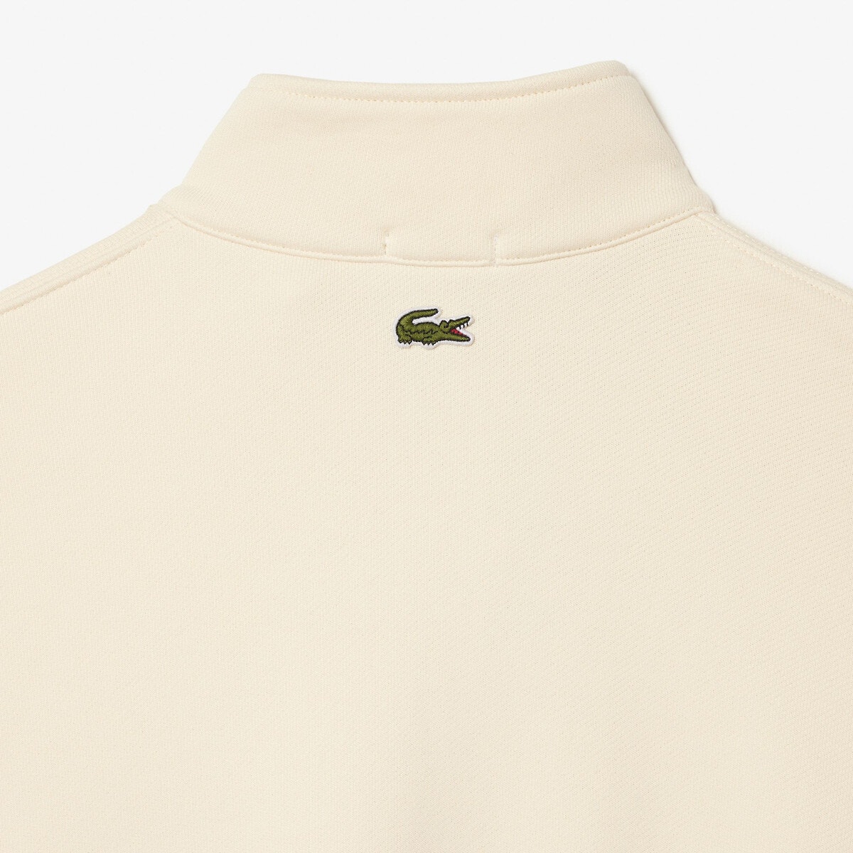 Col roulé lacoste blanc sale