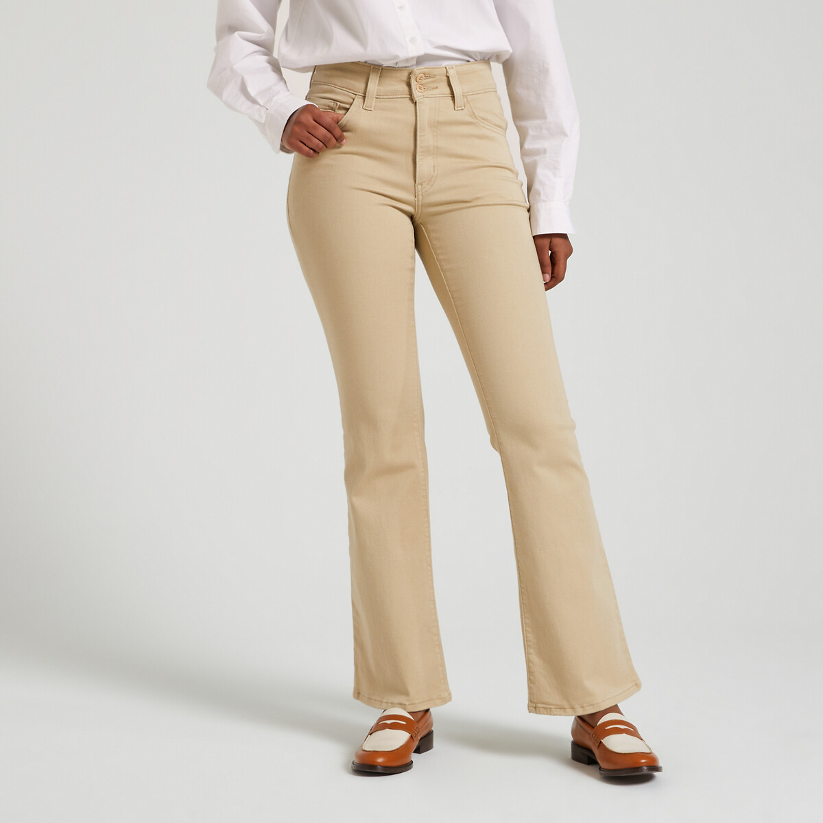 Image of 726? Western Flare Jeans with High Waist