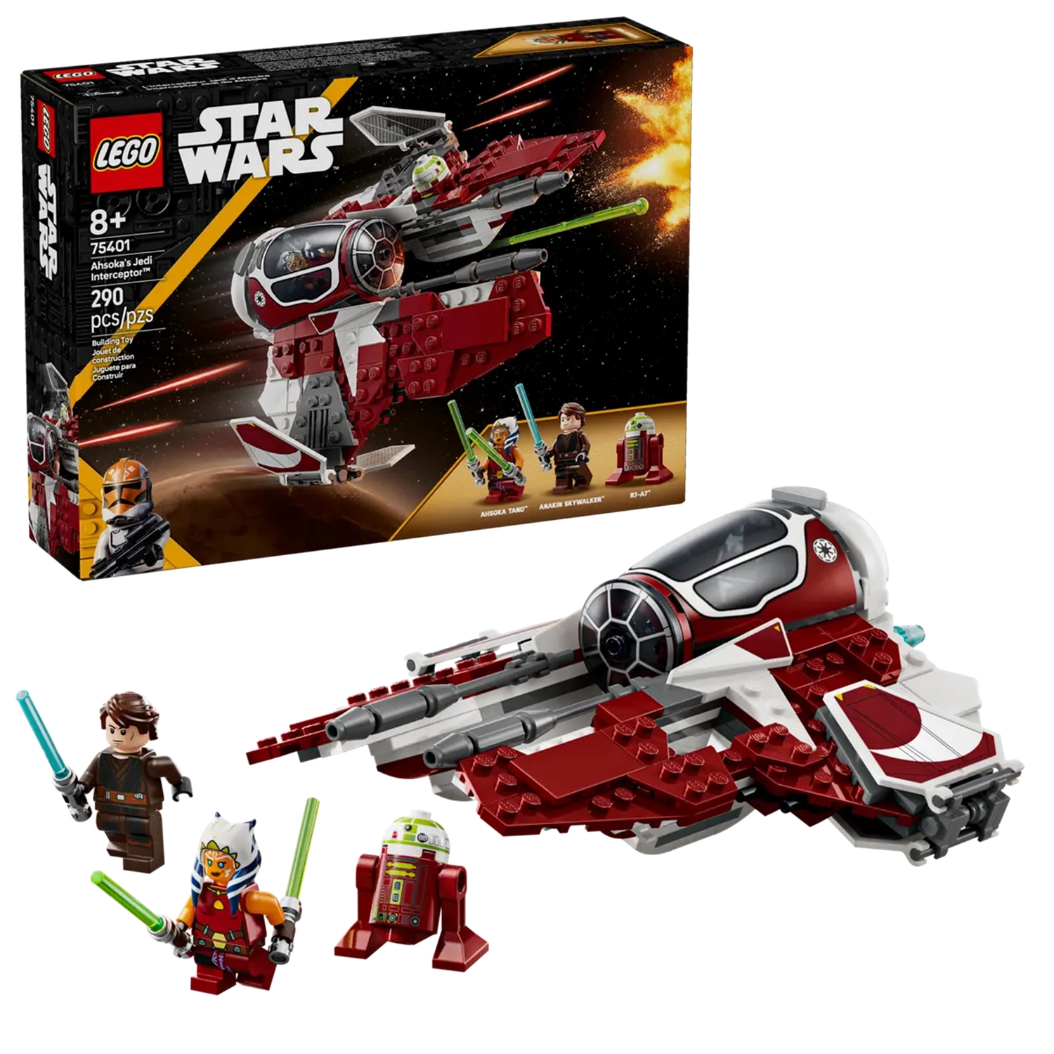 Star Wars Le Jedi Interceptor™ d'Ahsoka, LEGO
