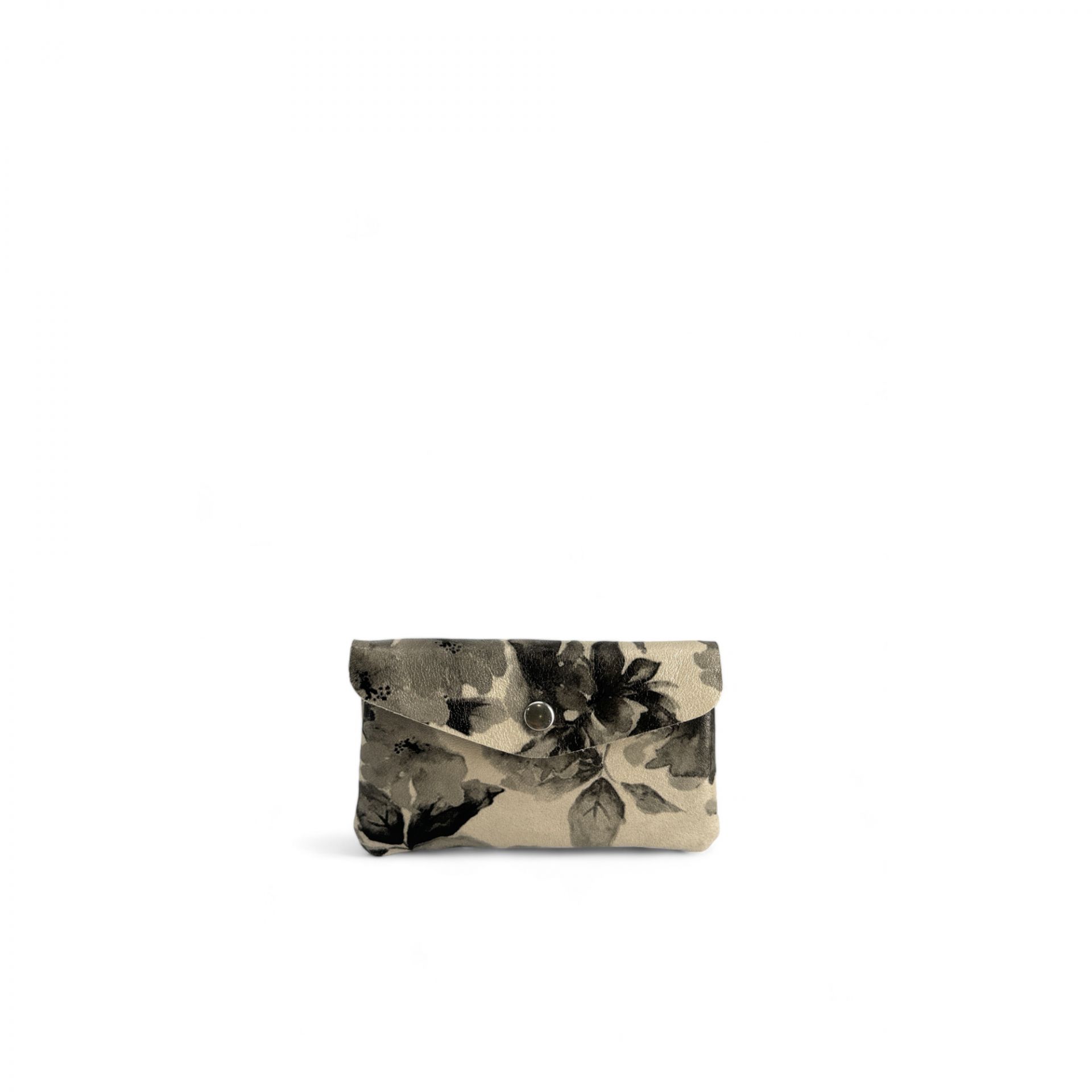 Pochette porte-monnaie en cuir à motif COMPO FLOWER, OH MY BAG