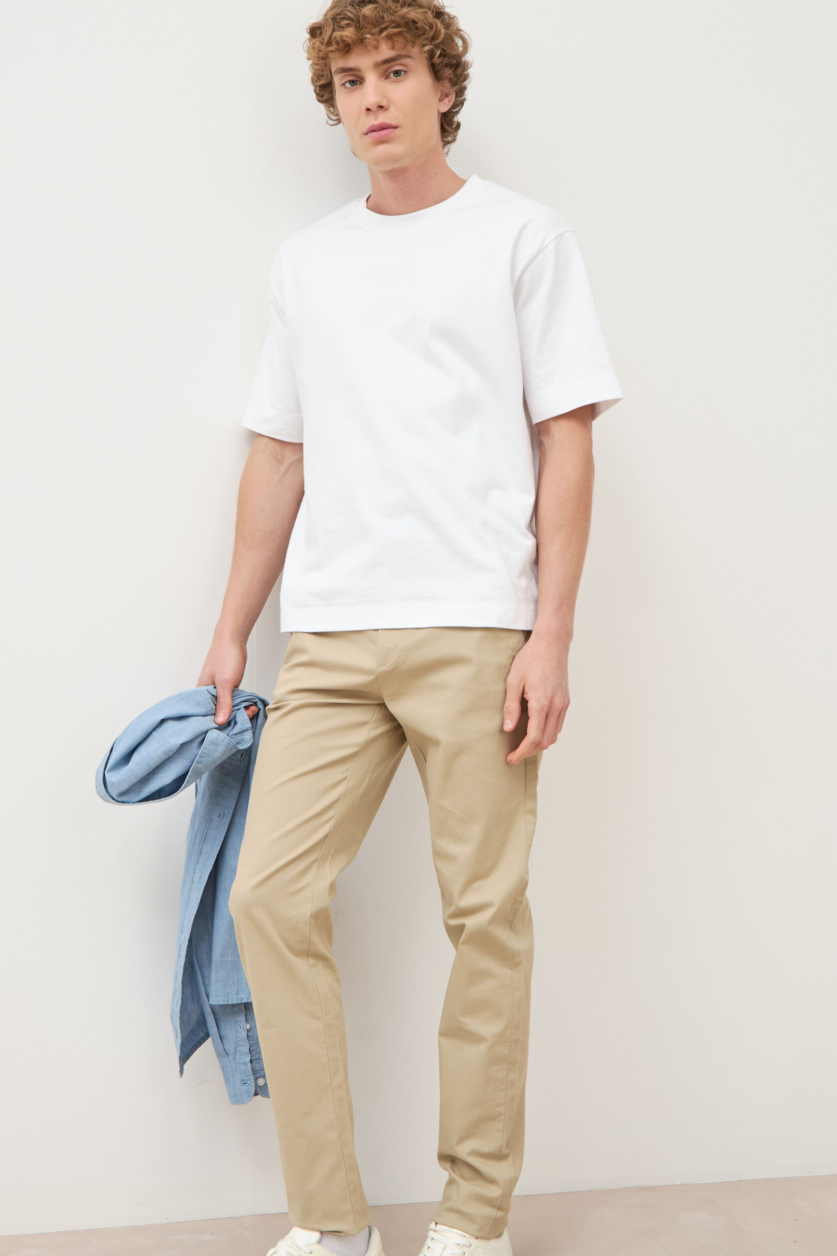 Pantalon chino slim, BONOBO