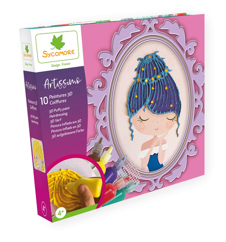 Artissimo Xl Coloriage Et Peinture 3d Coiffures, AU SYCOMORE