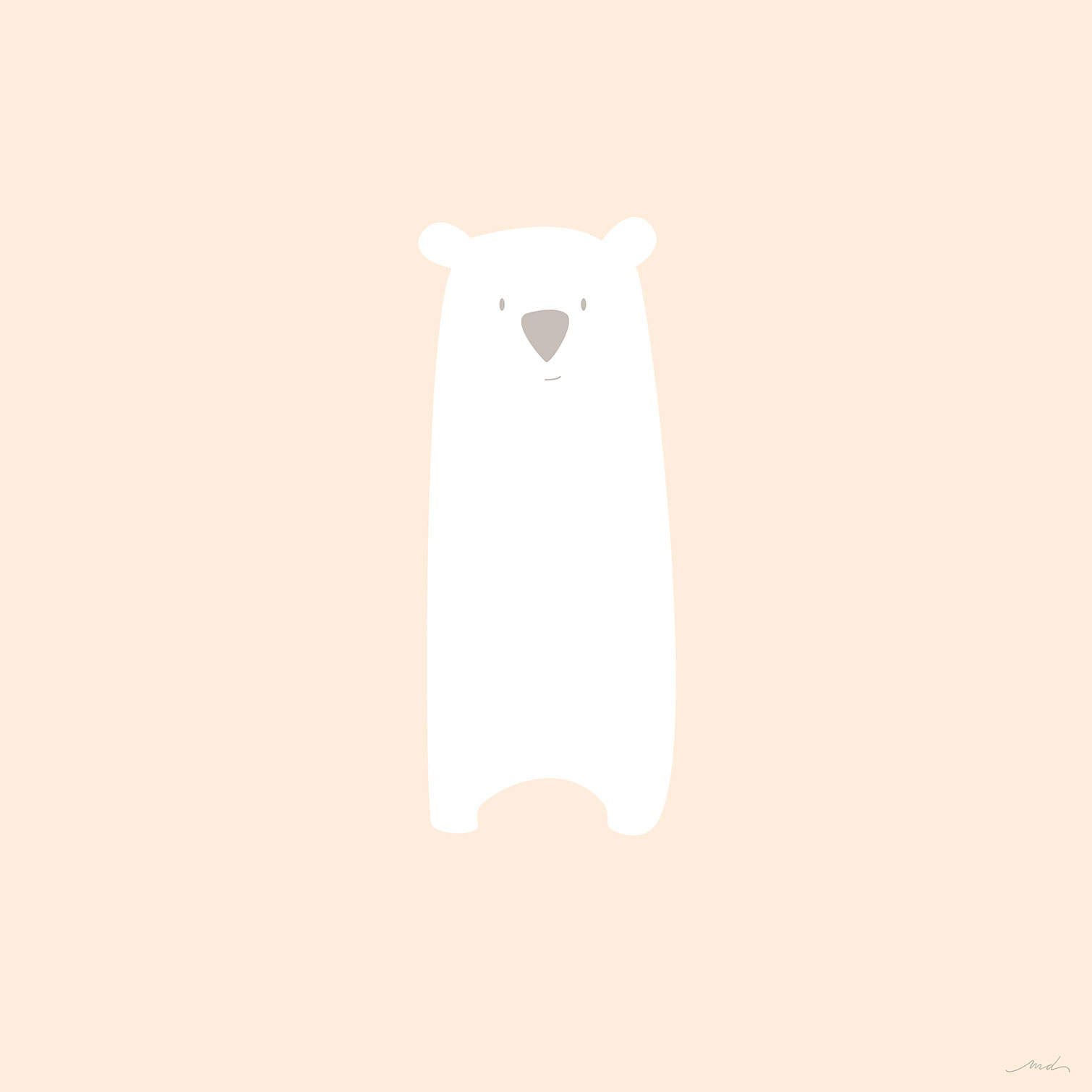 Tableau enfant grizzly mimi, HEXOA