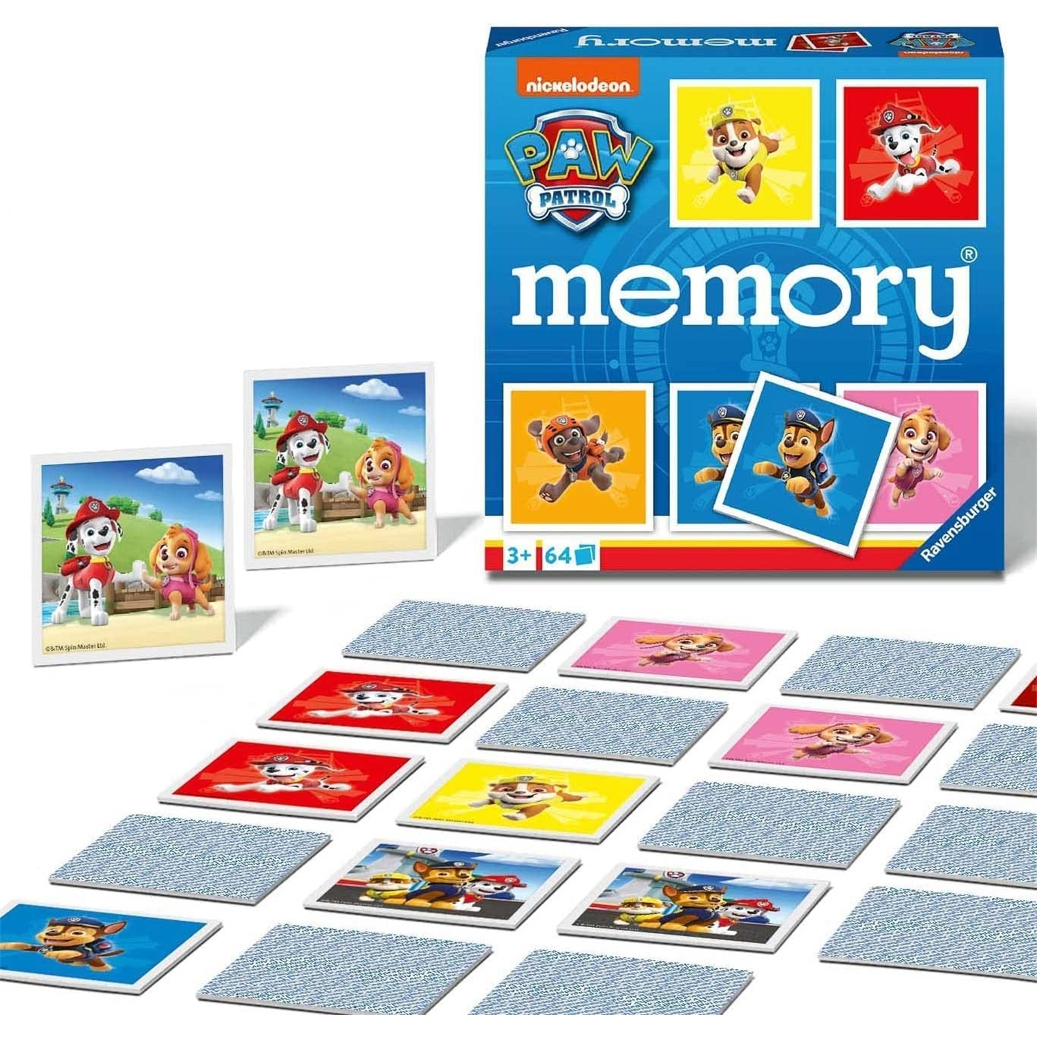 Jeu de mémoire Paw Patrol, RAVENSBURGER