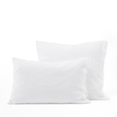 Estavelle Fringed 100% Washed Linen Pillowcase AM.PM