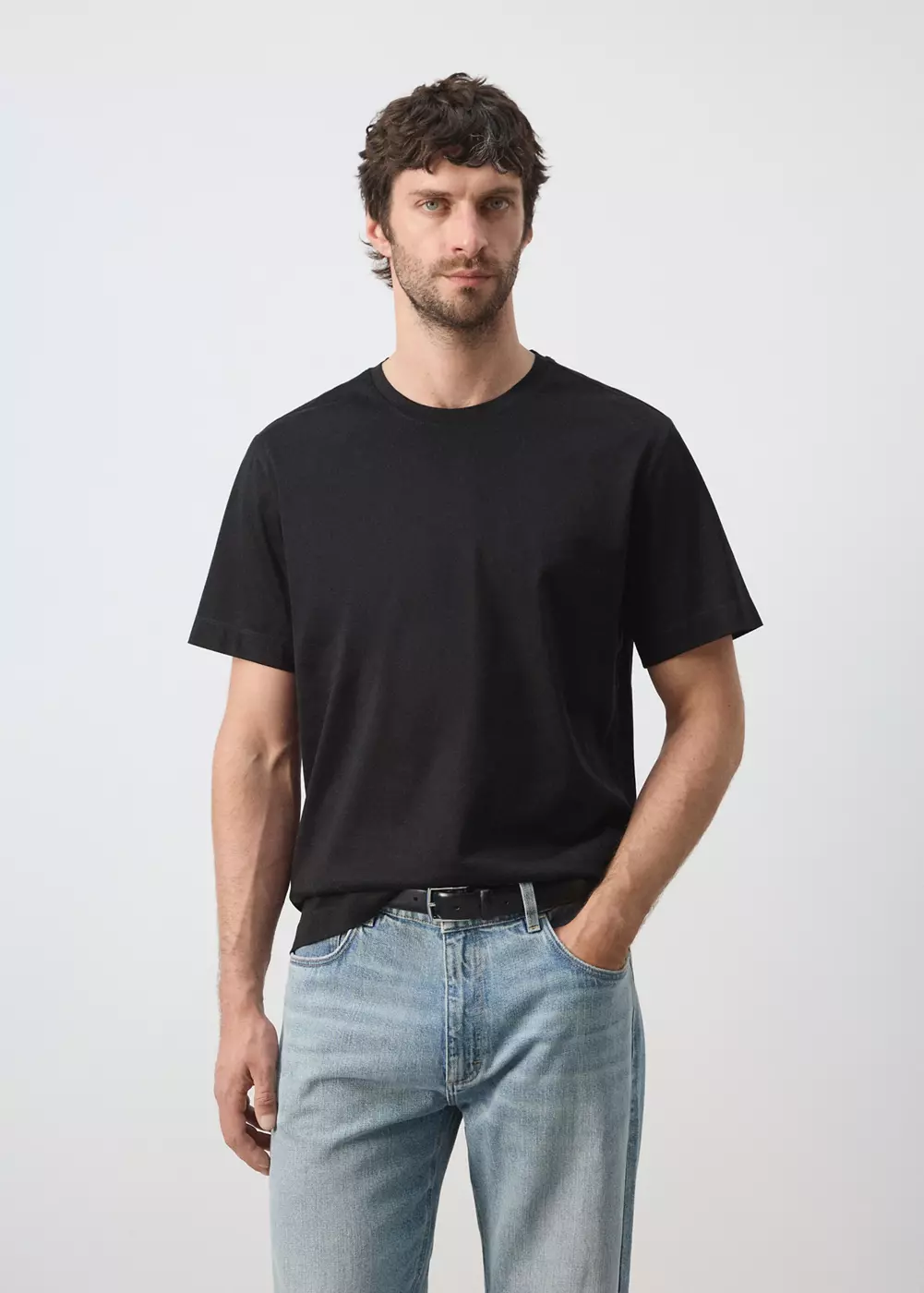 T-shirt regular fit 190 g/m², MANGO MAN