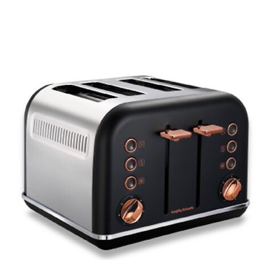 Accents Rose Gold 4-Slice Toaster MORPHY RICHARDS