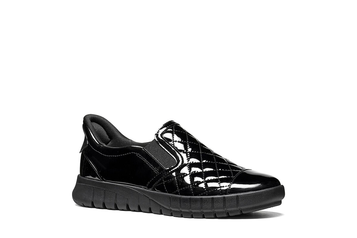 GEOX Mocasines de charol sin cordones, FLEXTRIDE, FAST-IN — photo 2
