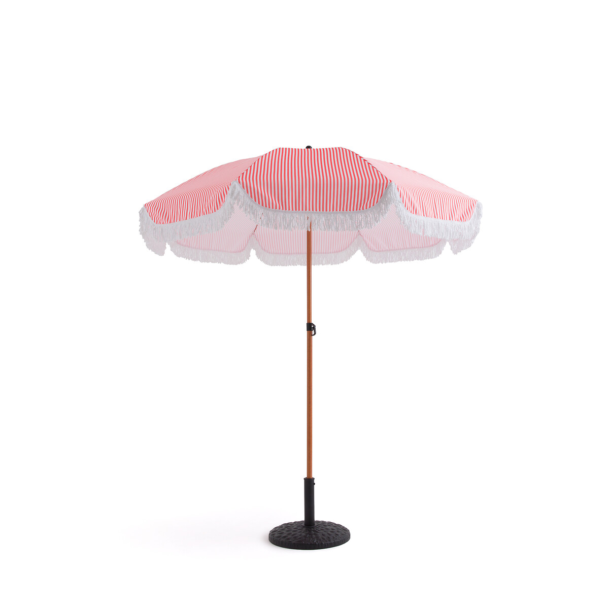 Product photograph of Britiz Striped Fringed Parasol from La Redoute UK