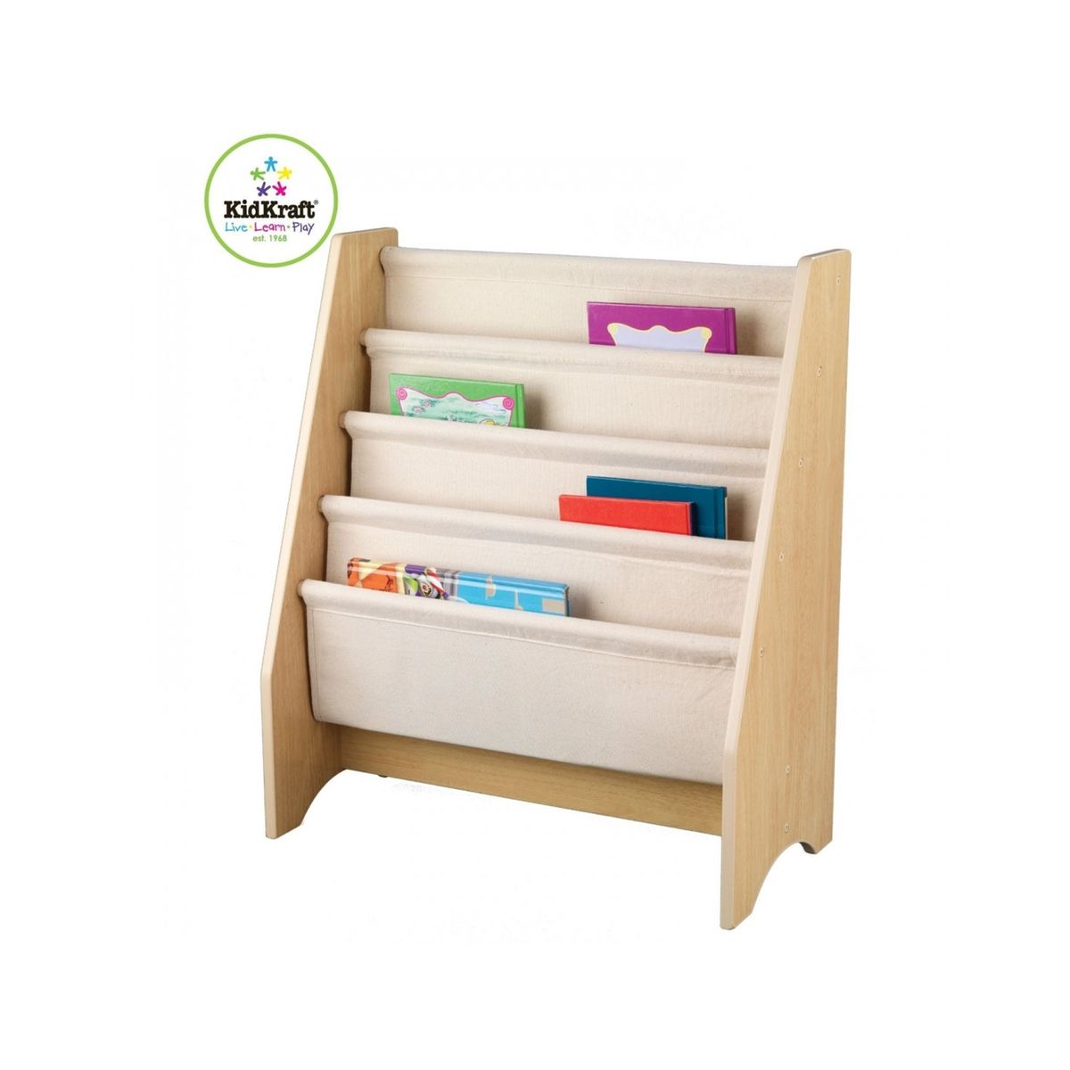 bibliotheque enfant a couleur unie