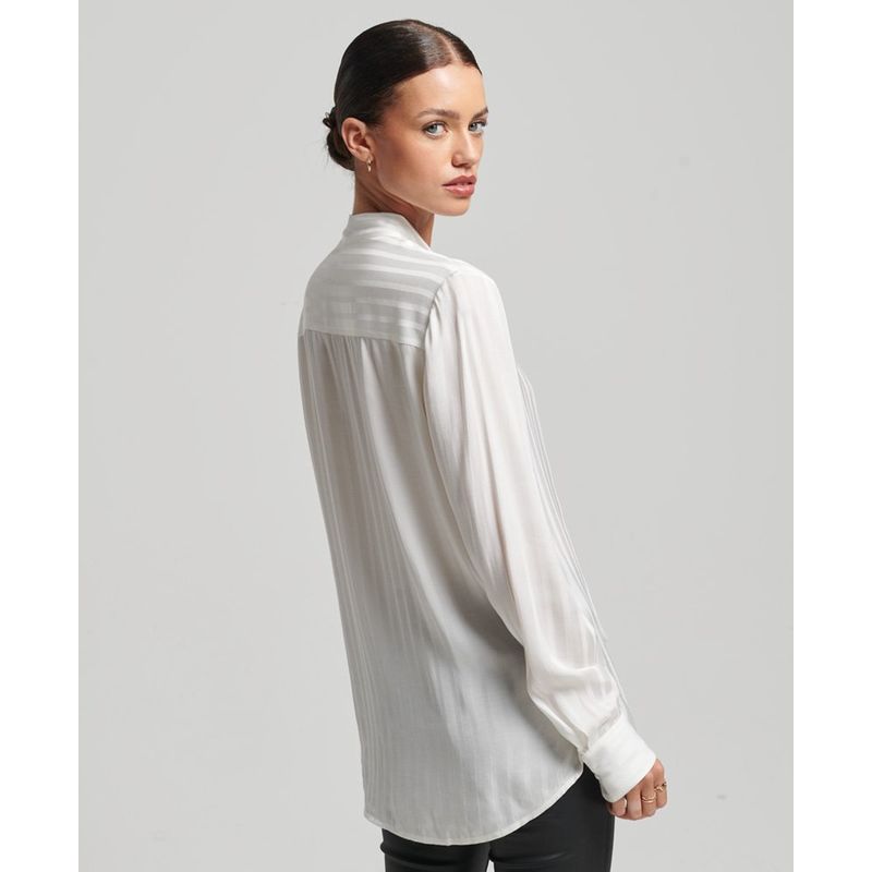 Chemise blanche sans col femme La Redoute