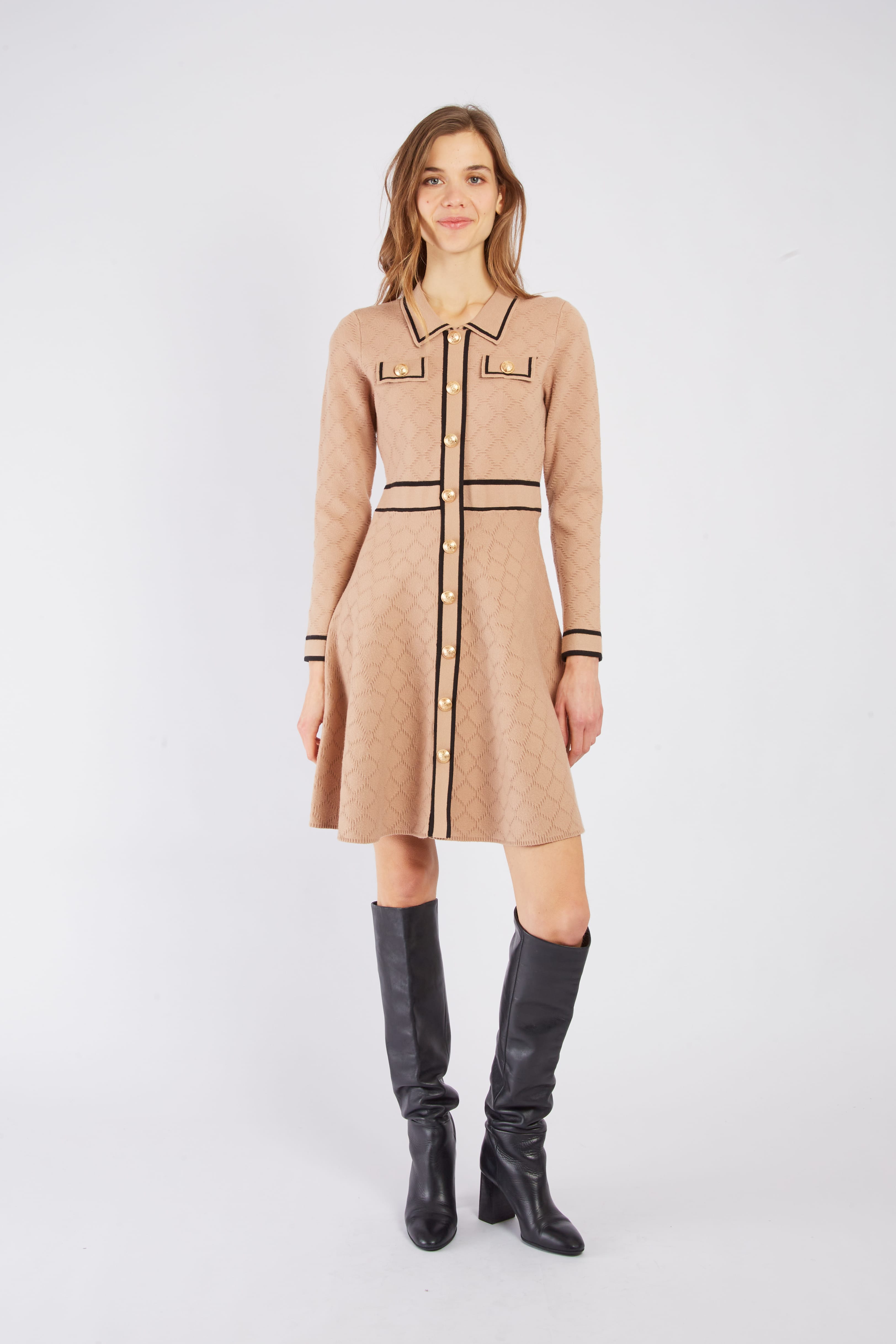 Robe courte en maille CANDICE, DERHY