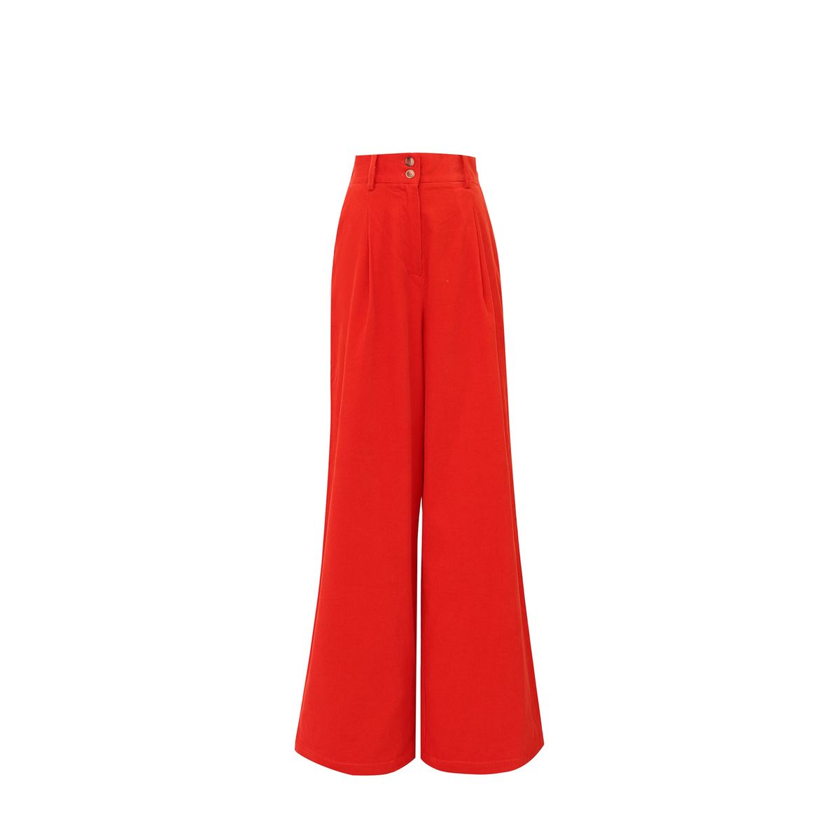 Pantalon lin rouge outlet femme