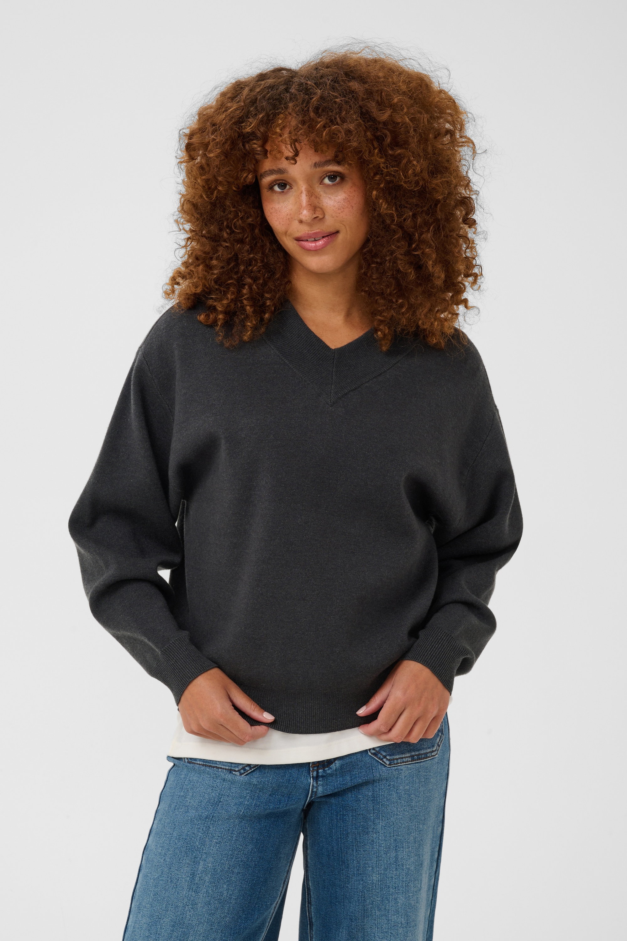 Pullover tricoté, KAFFE