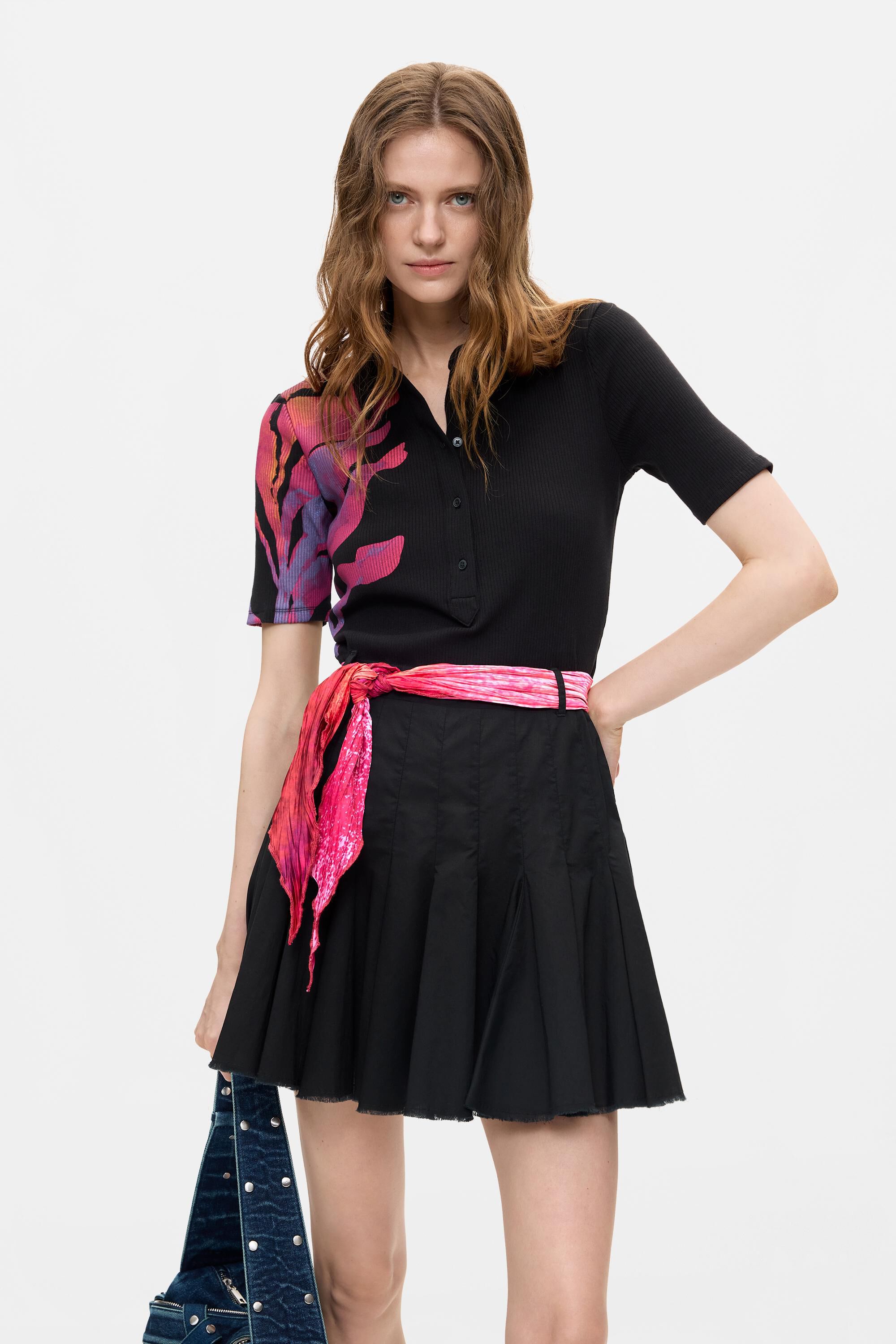 Robe courte imprimée, DESIGUAL