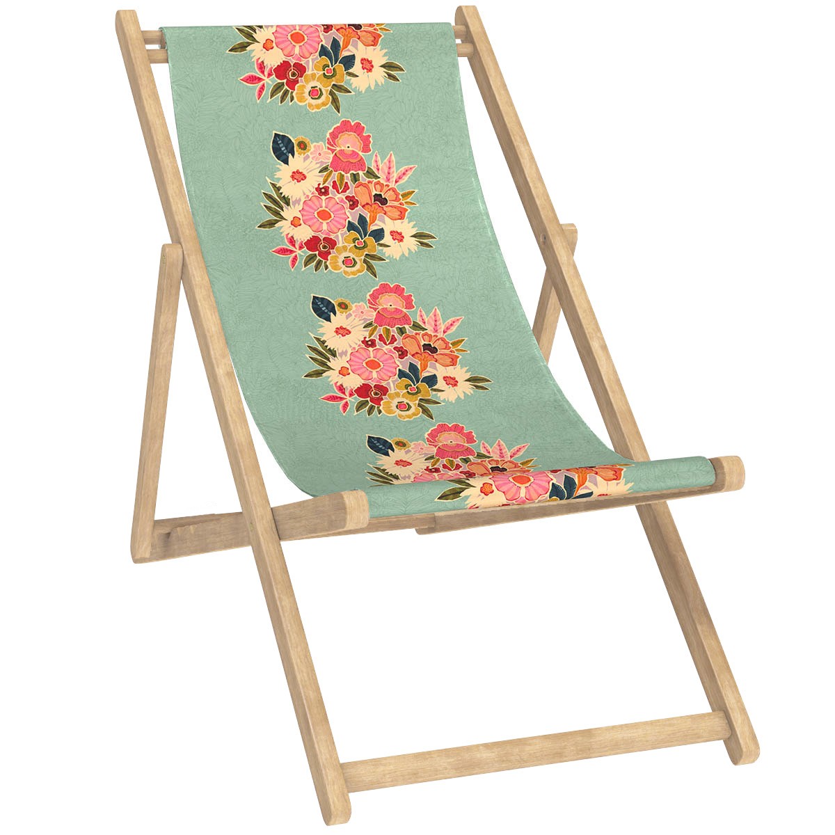 Chilienne en eucalyptus, toile fleurie, KIMIKO, VENT DE BOHÈME