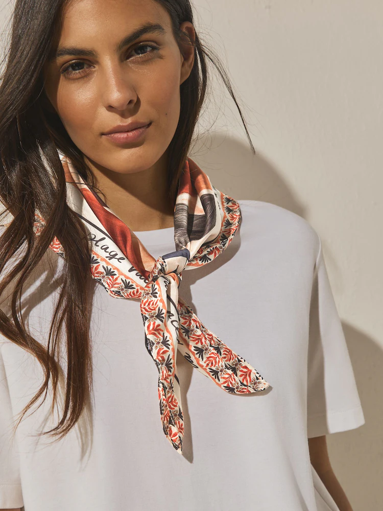 Foulard carré léger, NEXT