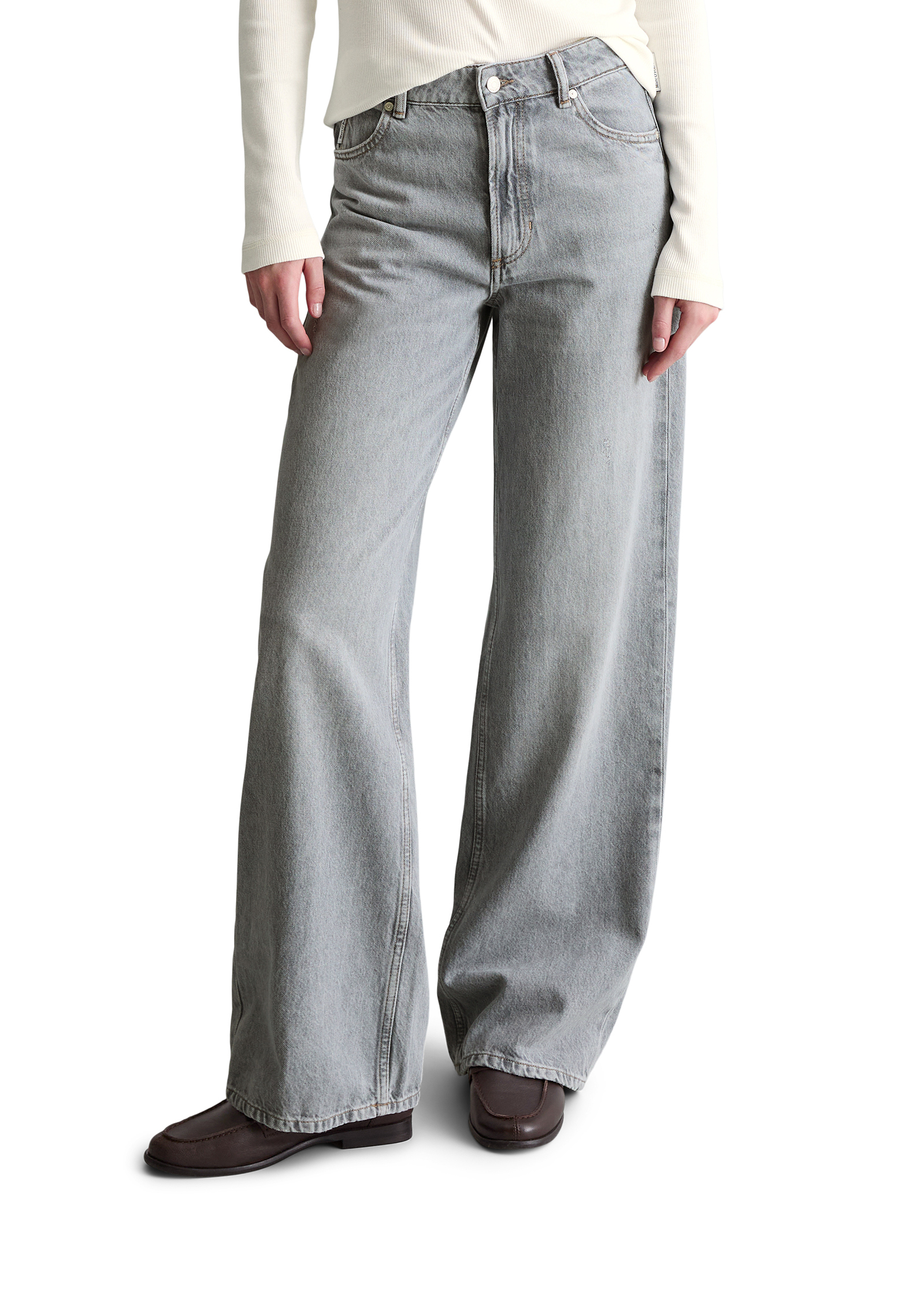 Jeans modèle Tomma large en coton bio sans stretch, MARC O’POLO DENIM