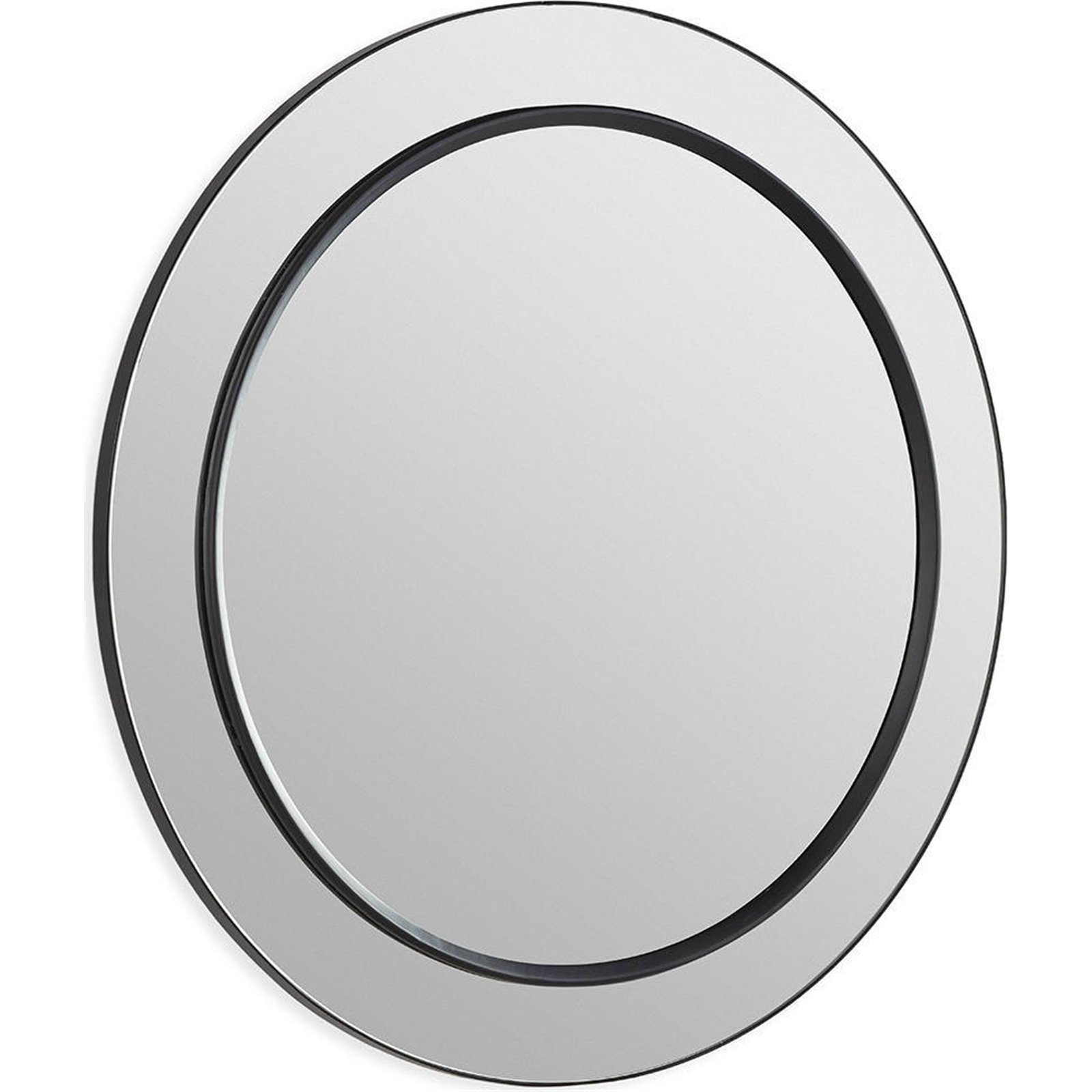 Miroir rond au design graphique, RECOLLECTION
